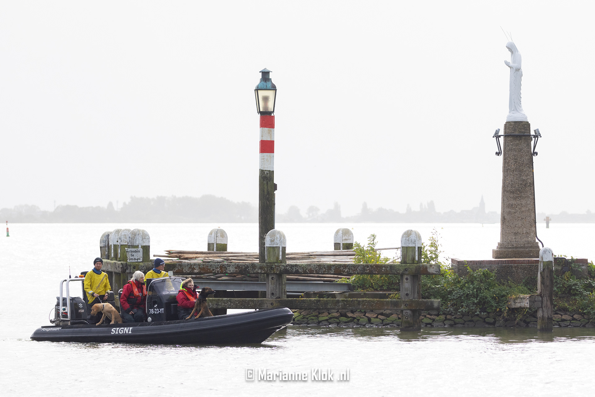 Zoekactie vermist persoon haven Volendam 5-10-2025