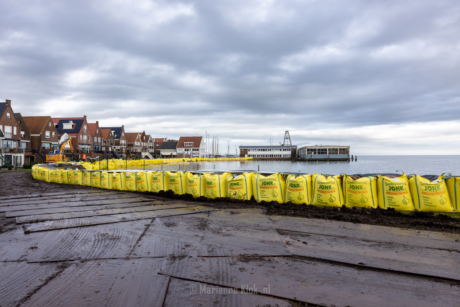 Wateroverlast Zuideinde Volendam