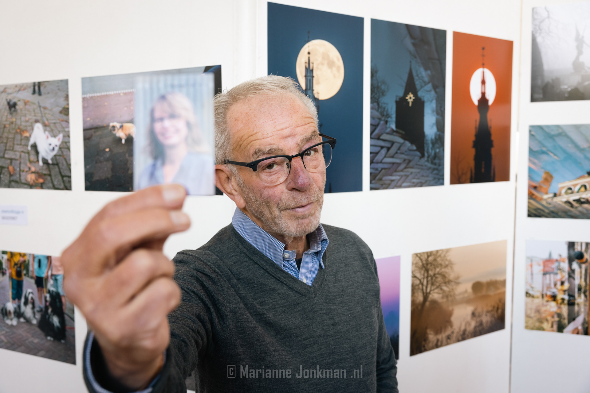 C. Barton van Flymen tijdens de Kunstmaand