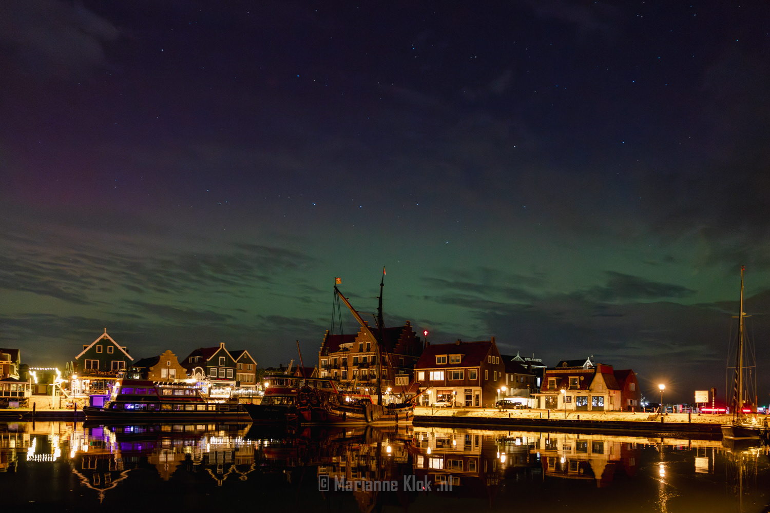 Poollicht aan de haven
