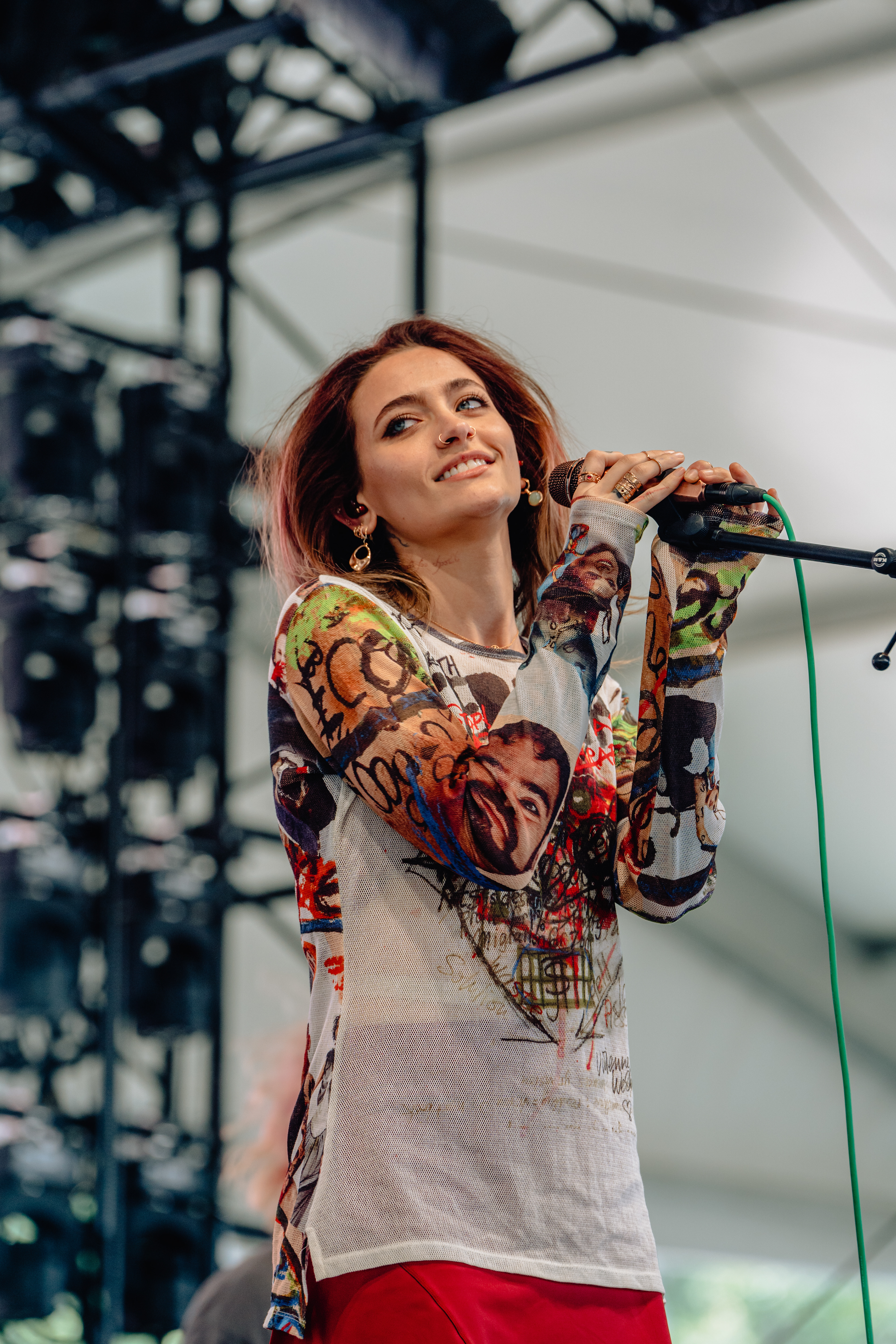 Paris Jackson at Bonnaroo by Lia Crumpton