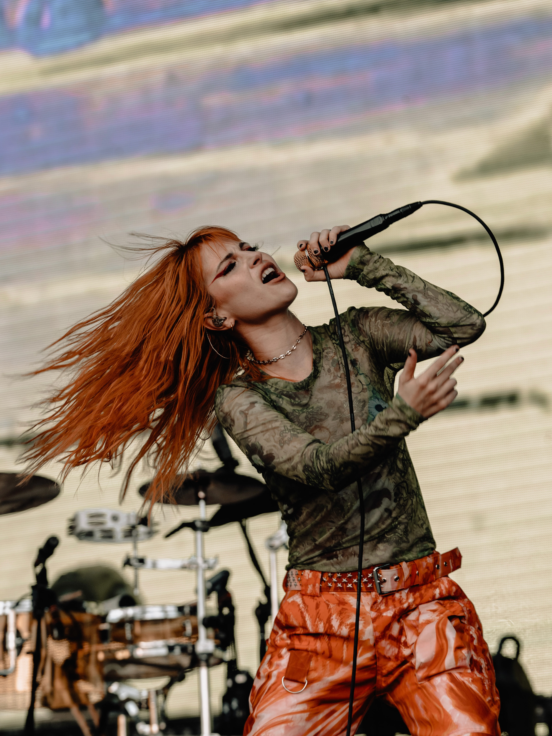 Hayley Williams of Paramore at Austin City Music Festival by Lia Crumpton
