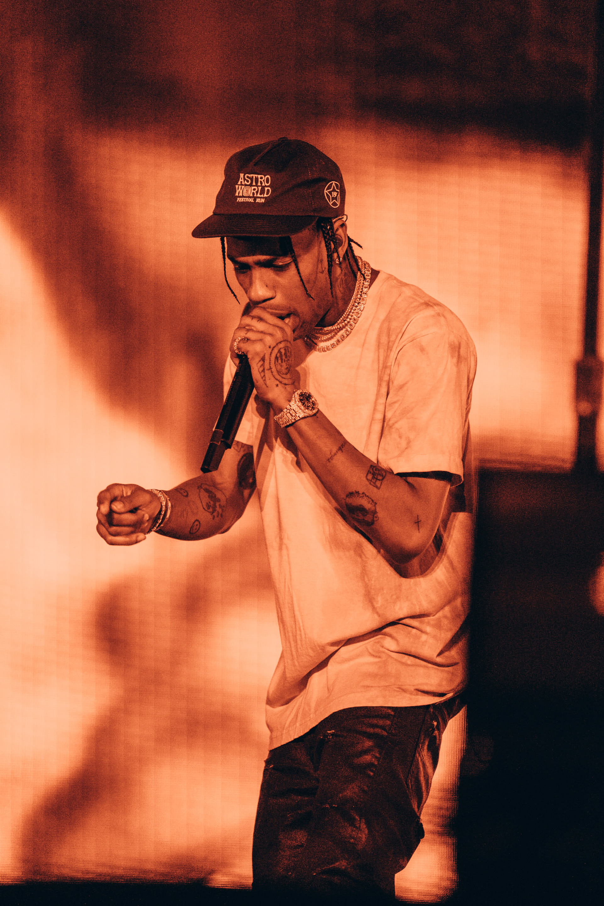 Travis Scott by Lia Crumpton at Firefly Music Festival in Dover, Delaware