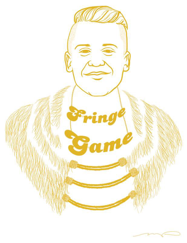 Fringe Game | 12" x 14"