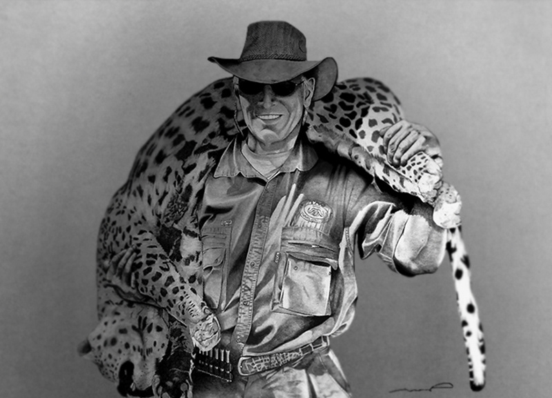 The Hunter | 36" x 24" | Charcoal on Strathmore Paper