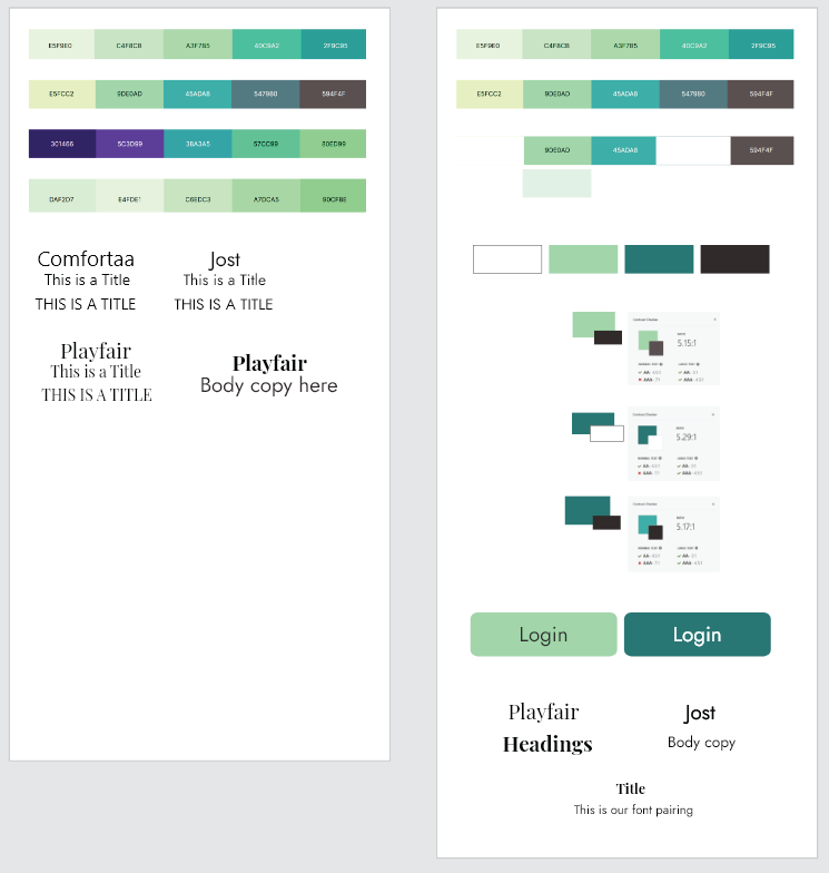 Graphic of style tile and guide