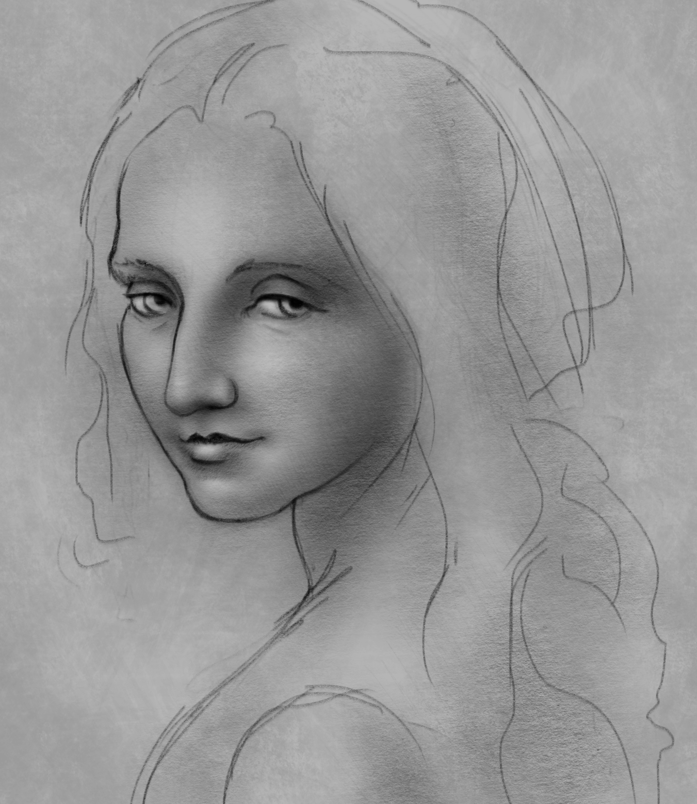Study in pencil (digital)