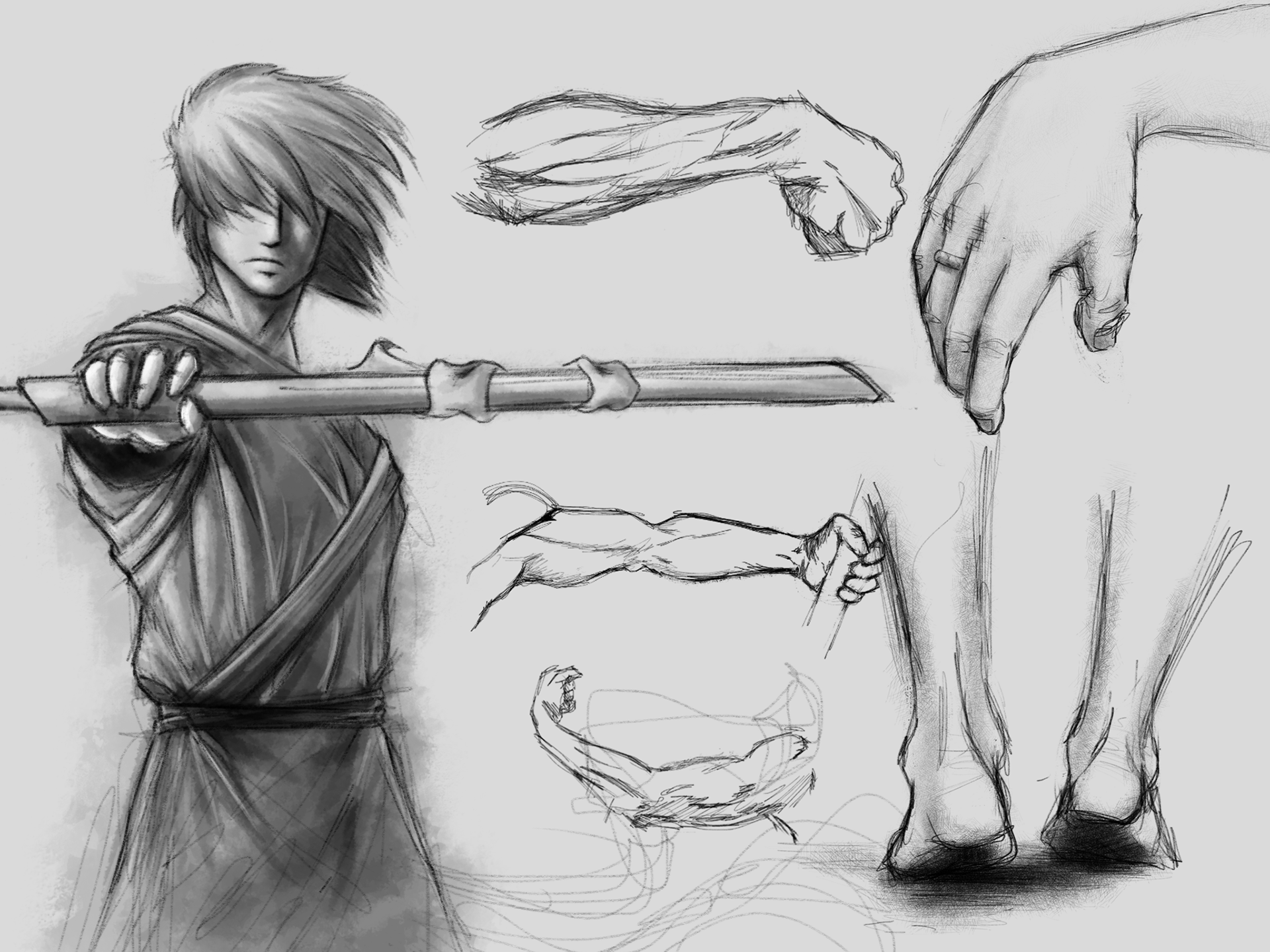 Study in pencil (digital)