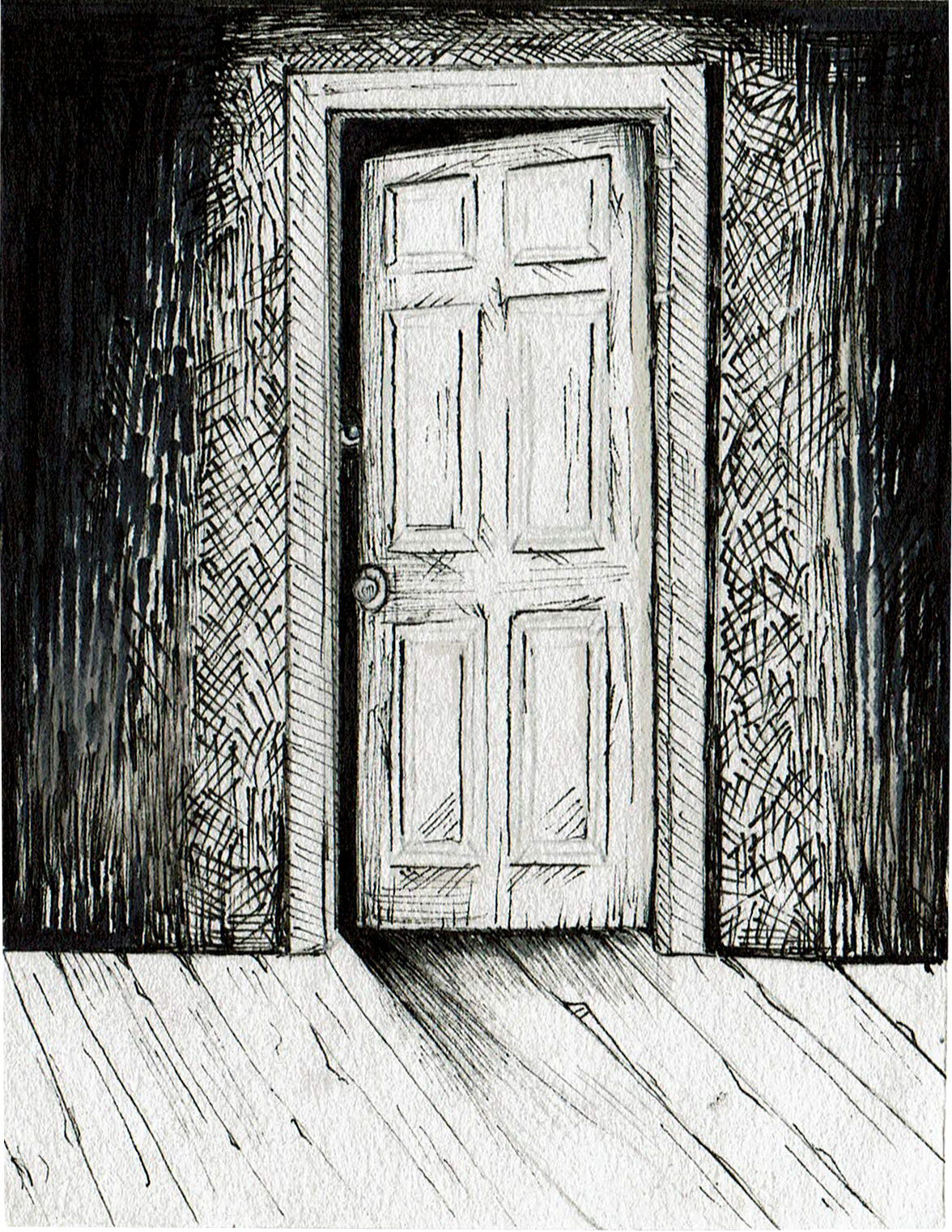 the gap in the door, it's a separate reality...