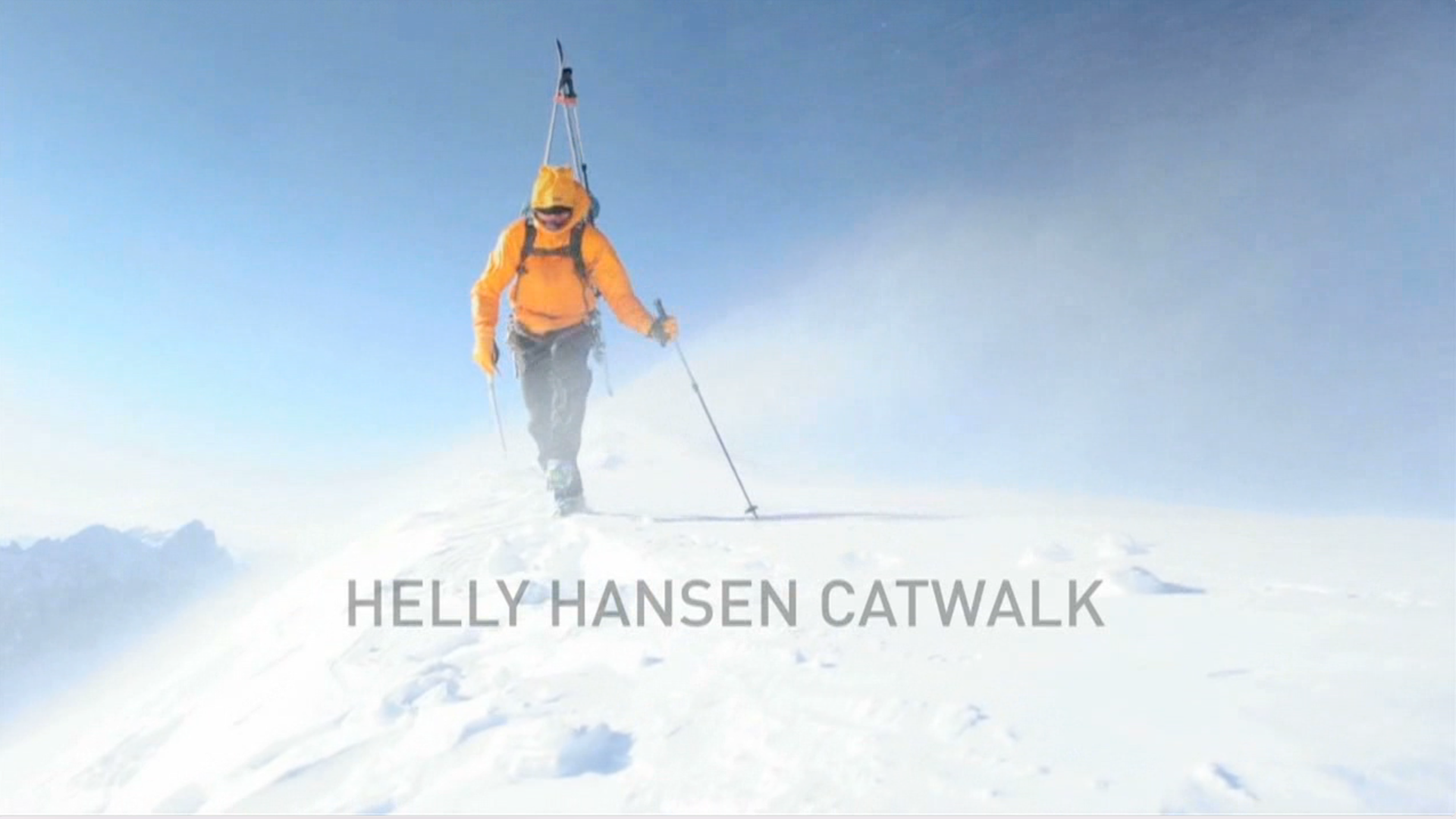 Shooting for Helly Hansen Catwalk 2013