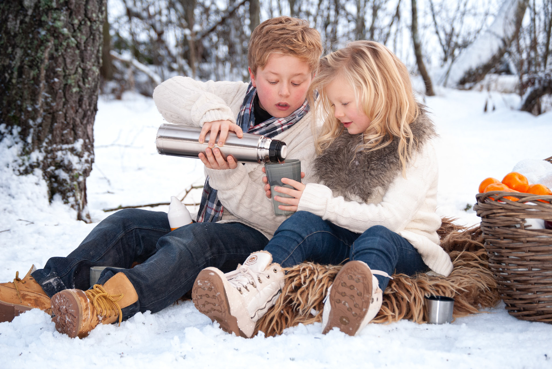 Editorial, picnic winter in Norway
