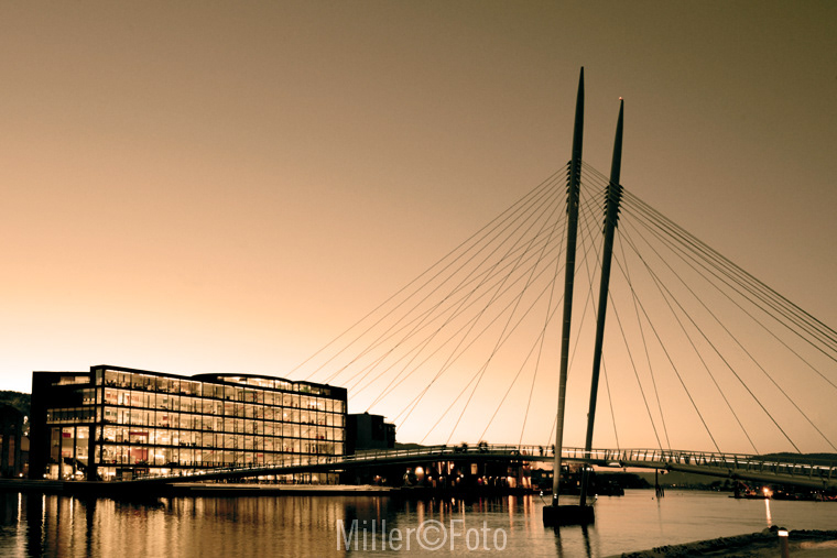Ypsilon bridge, Drammen Norway