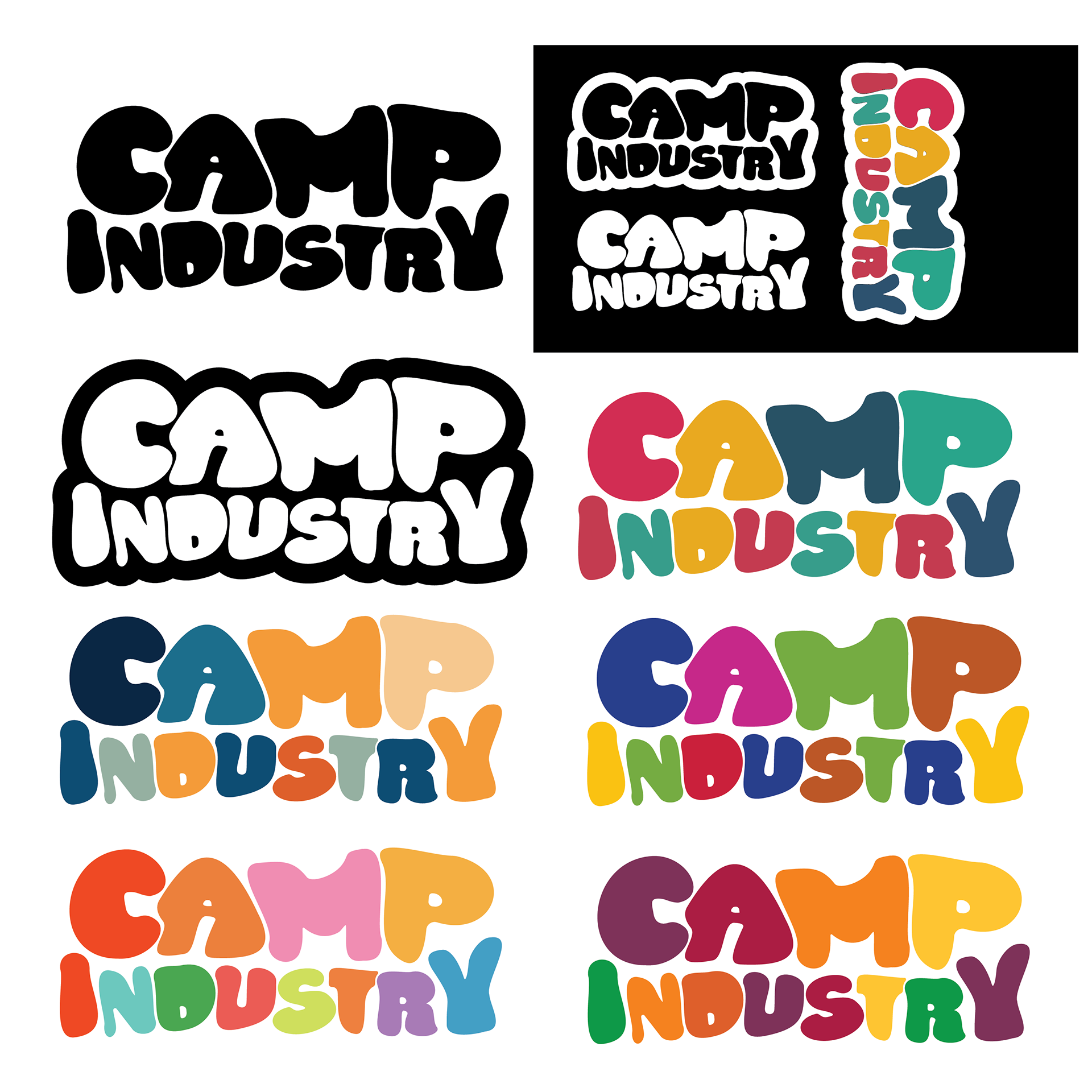 Final run of logos and color schemes provided to client