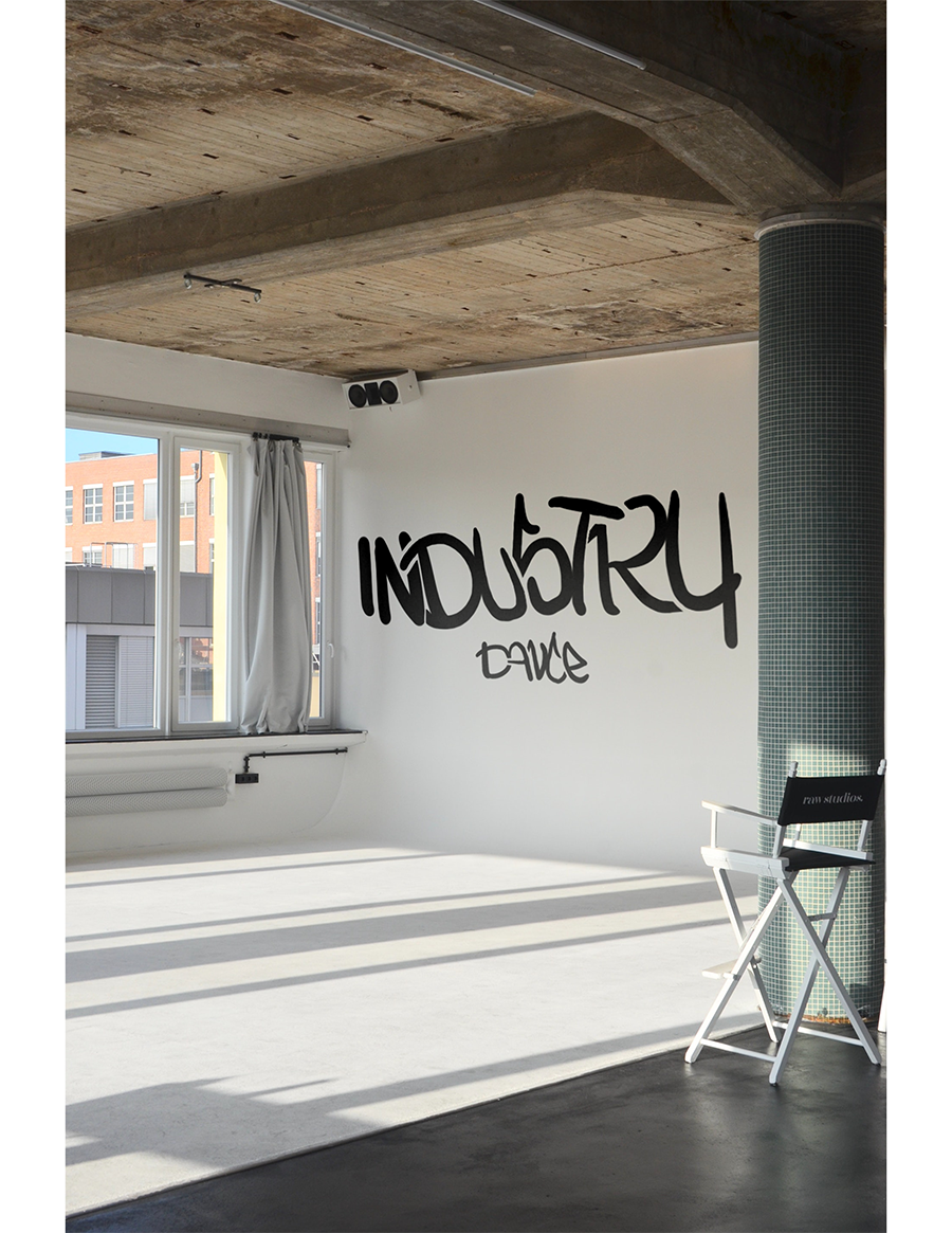 Mockup Of Mural / Client was interested in getting a graffiti tag mural in the studio.