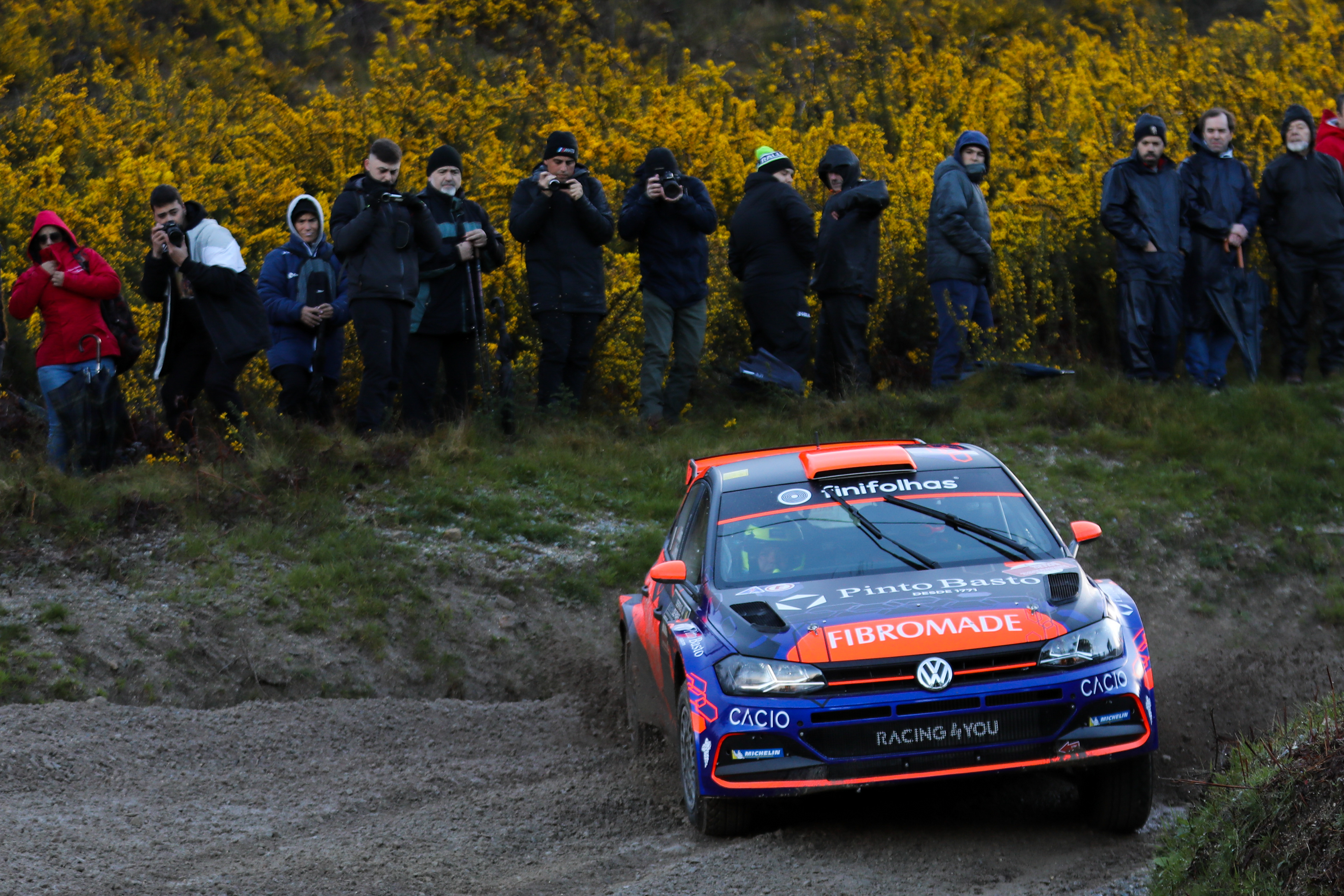 4 - João Barros (PRT) / Jorge Henriques (PRT) - Racing4you - Volkswagen Polo GTI R5 - Rally Serras de Fafe e Felgueiras 2024, February 23 2024, Fafe Portugal - Photo Edu Almeida / Zoom Motorsport