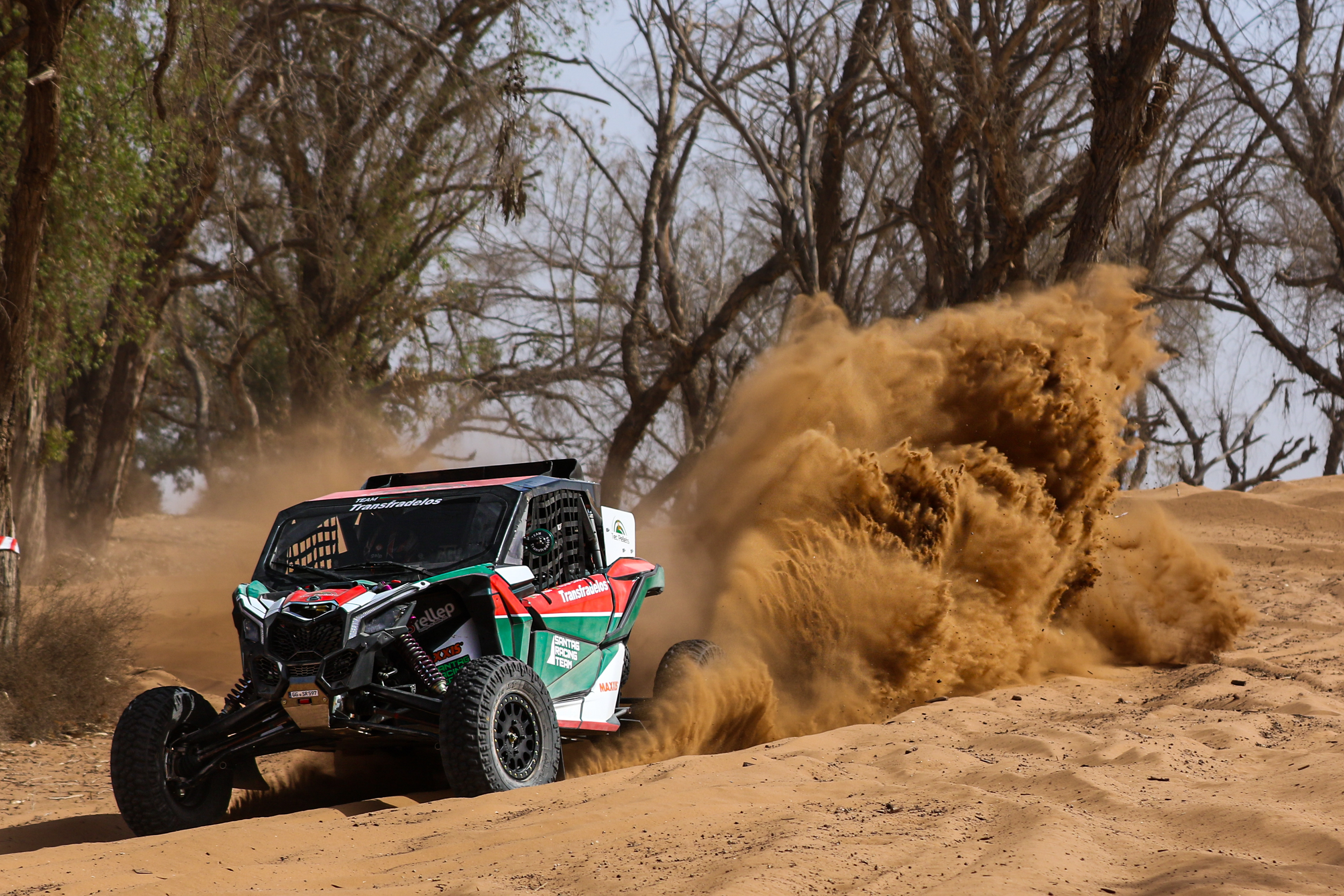 323 - Tiago Reis (PRT) / Valter Cardoso (PRT) - Santag Racing - Can-Am Maverick X3 - Rallye du Maroc 2023, October 11 2023, Agadir Morocoo - Photo Edu Almeida / Photos Dakar