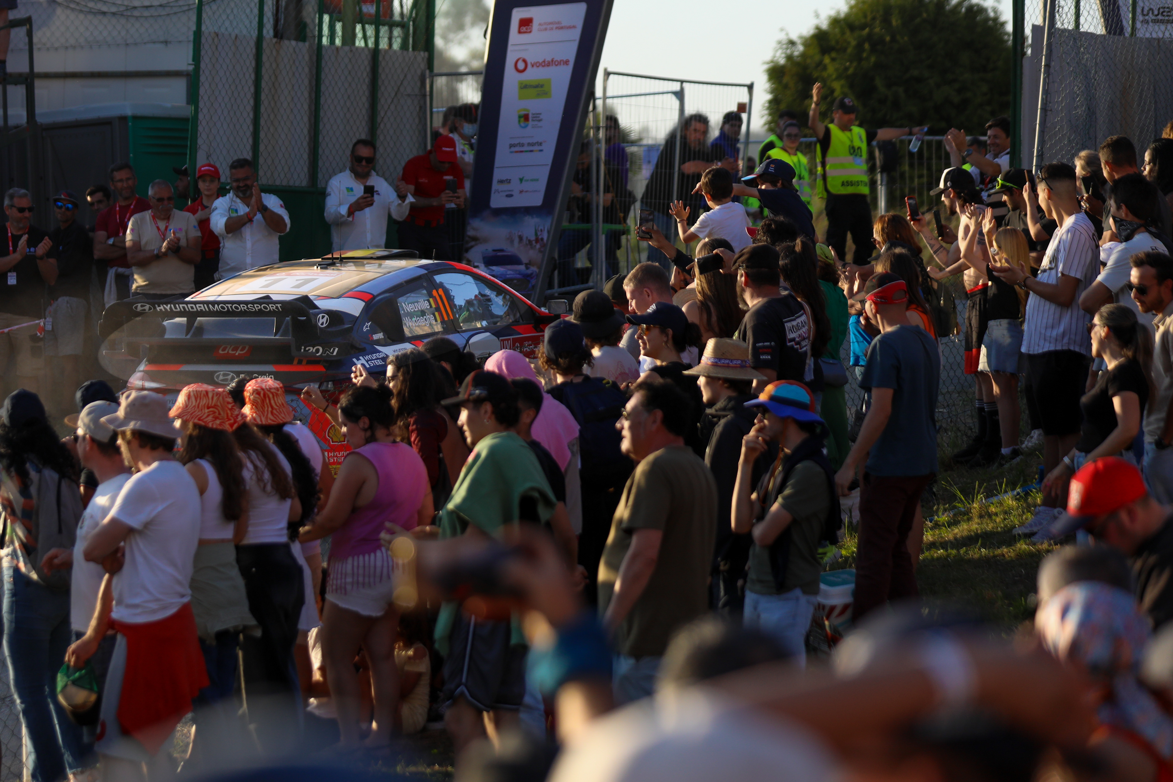 11 - Tierry Neuville (BEL) / Martijn Wydaeghe (BEL) - Hyundai Shell Mobis World Rally Team - Hyundai i20N Rally1 Hybrid - WRC Portugal 2024, May 12, Lousada Portugal - Photo Edu Almeida / Zoom Motorsport 
