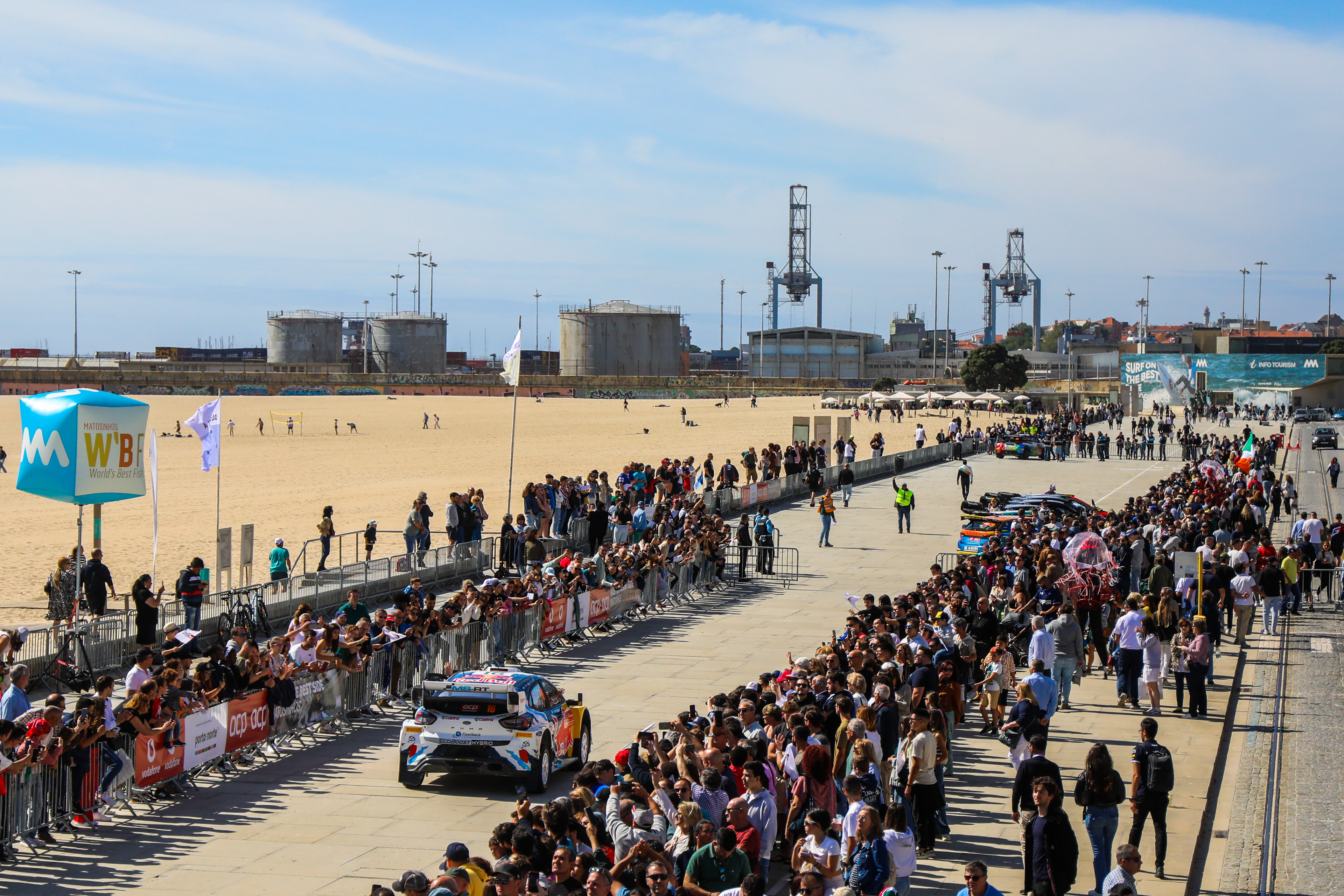 16 - Adrien Fourmaux (FRA) / Alexandre Coria (FRA) - M-SPORT Ford World Rally Team - Ford Puma Rally1 Hybrid - WRC Portugal 2024, May 12, Matosinhos Portugal - Photo Edu Almeida / Zoom Motorsport 