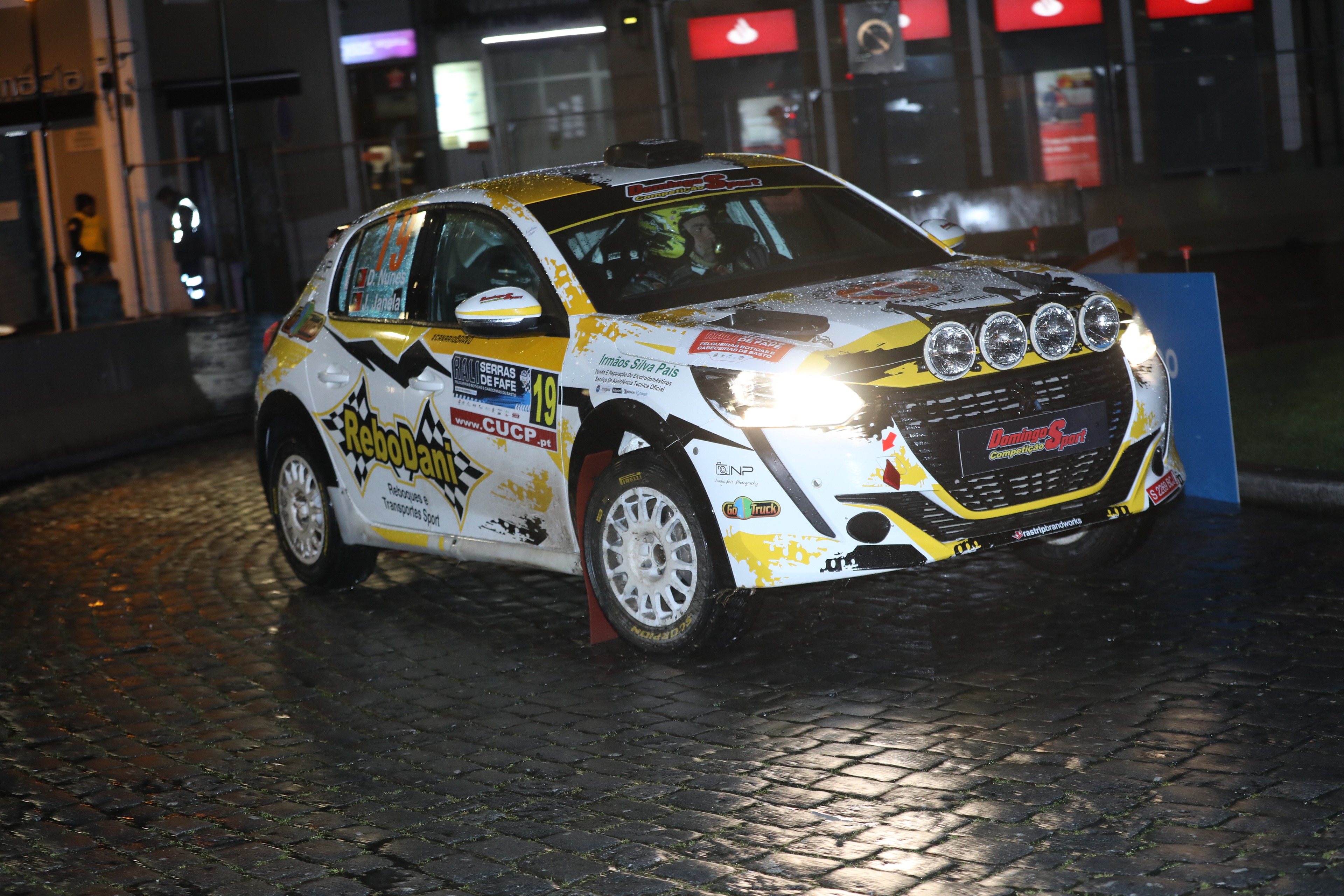 19 - Daniel Nunes (PRT) / José Janela (PRT) - Peugeot 208 Rally4 - Rally Serras de Fafe e Felgueiras 2024, February 23 2024, Fafe Portugal - Photo Edu Almeida / Zoom Motorsport
