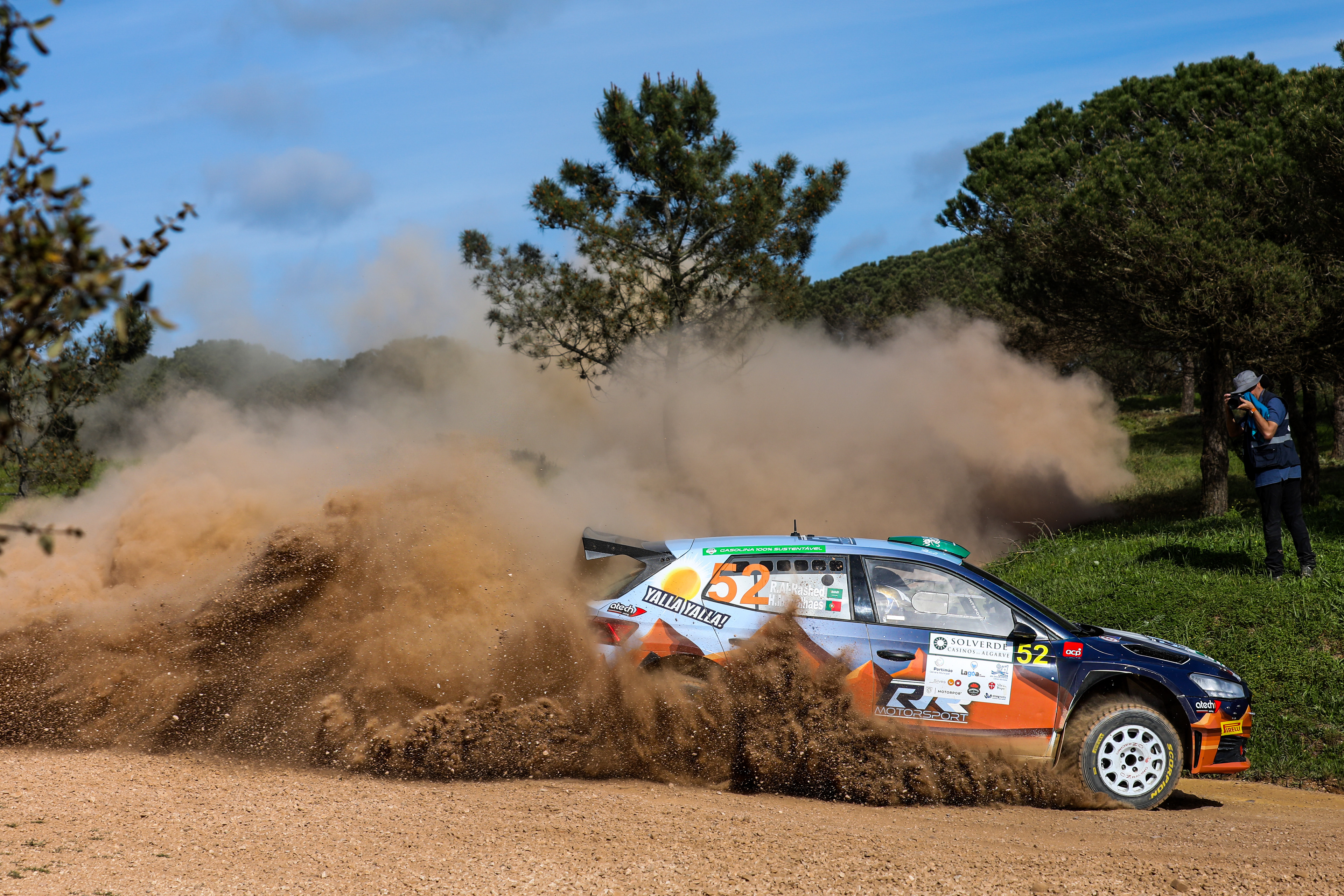 52 - Rakan Abdulmonem Alrashed (SAU) / Hugo Magalhães (PRT) - Skoda Fabia RS - Rallye Casinos do Algarve 2024, March 14, Algarve Portugal - Photo Edu Almeida / Zoom Motorsport