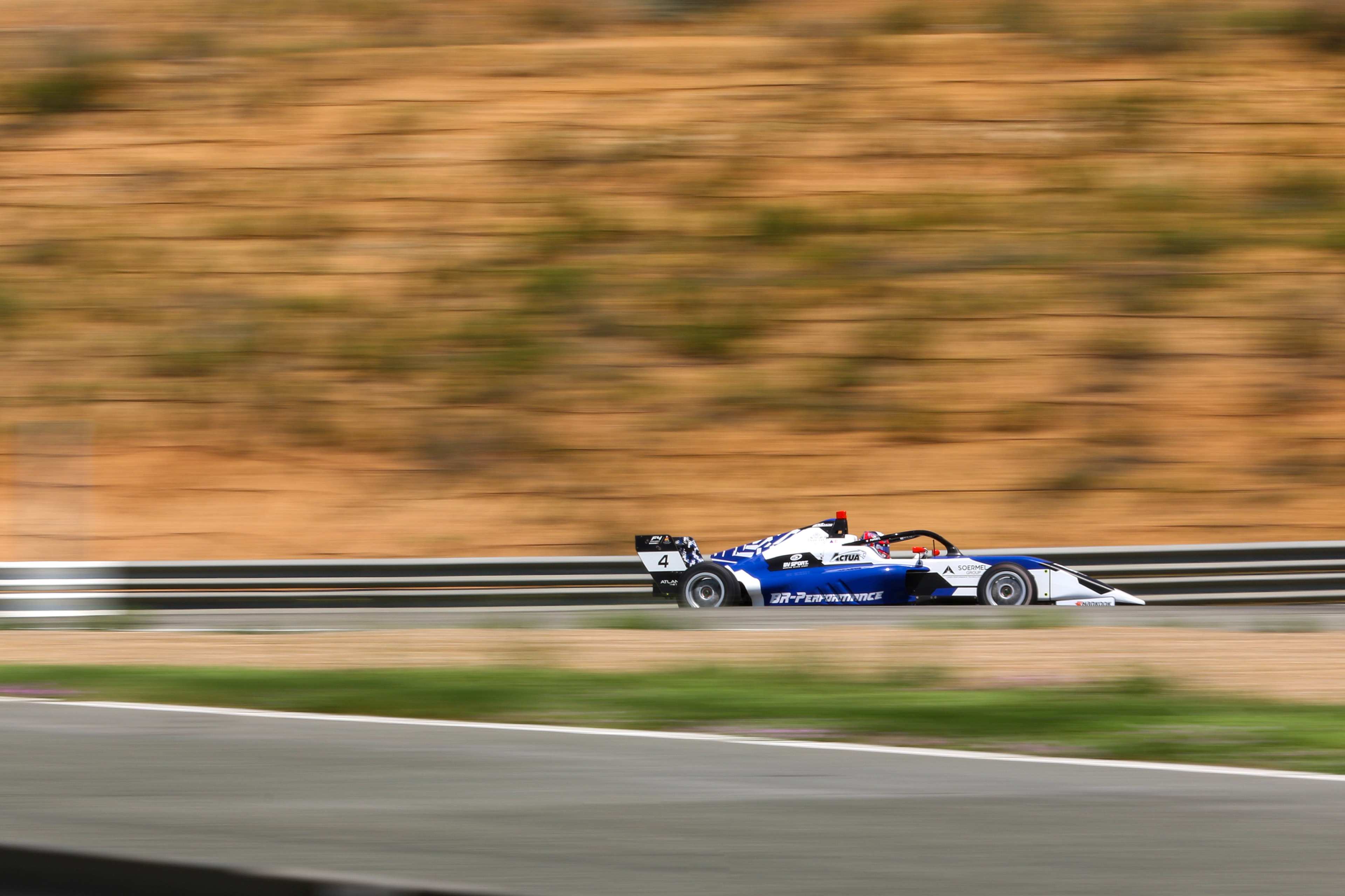 4 - Theophile Nael (ESP) - Sainteloc Racing - TATUUS F4 T-421 - Formula 4 SPAIN - NAPA Racing Weekend 2023, July 24/25 2023, Navarra Spain - Photo Edu Almeida / Zoom Motorsport