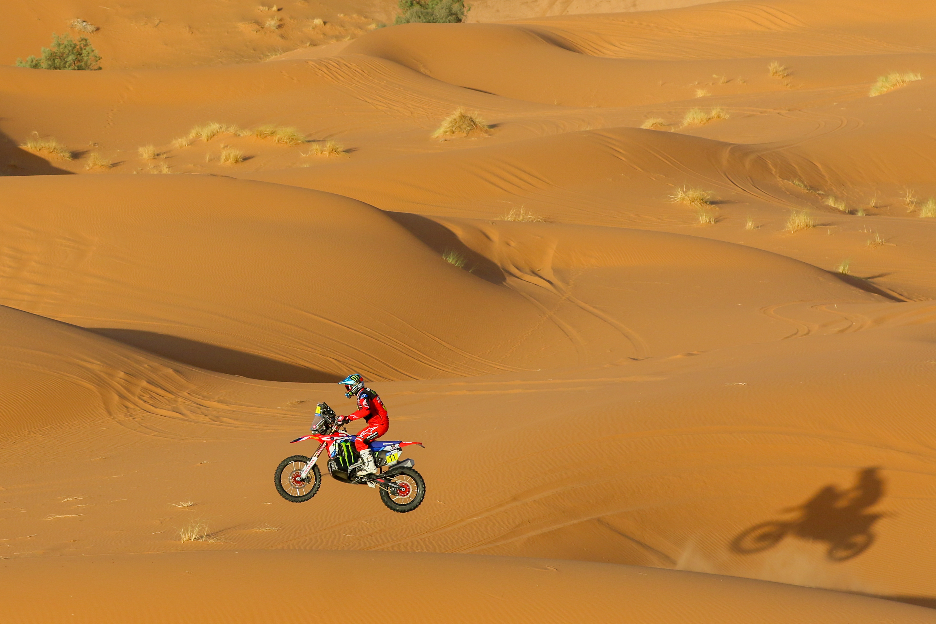 11 - Ignacio Cornejo (CHL) - Monster Energy Honda Team - Honda CRF 450 Rally, October 18 2023, Merzouga Morocoo - Photo Edu Almeida / Photos Dakar