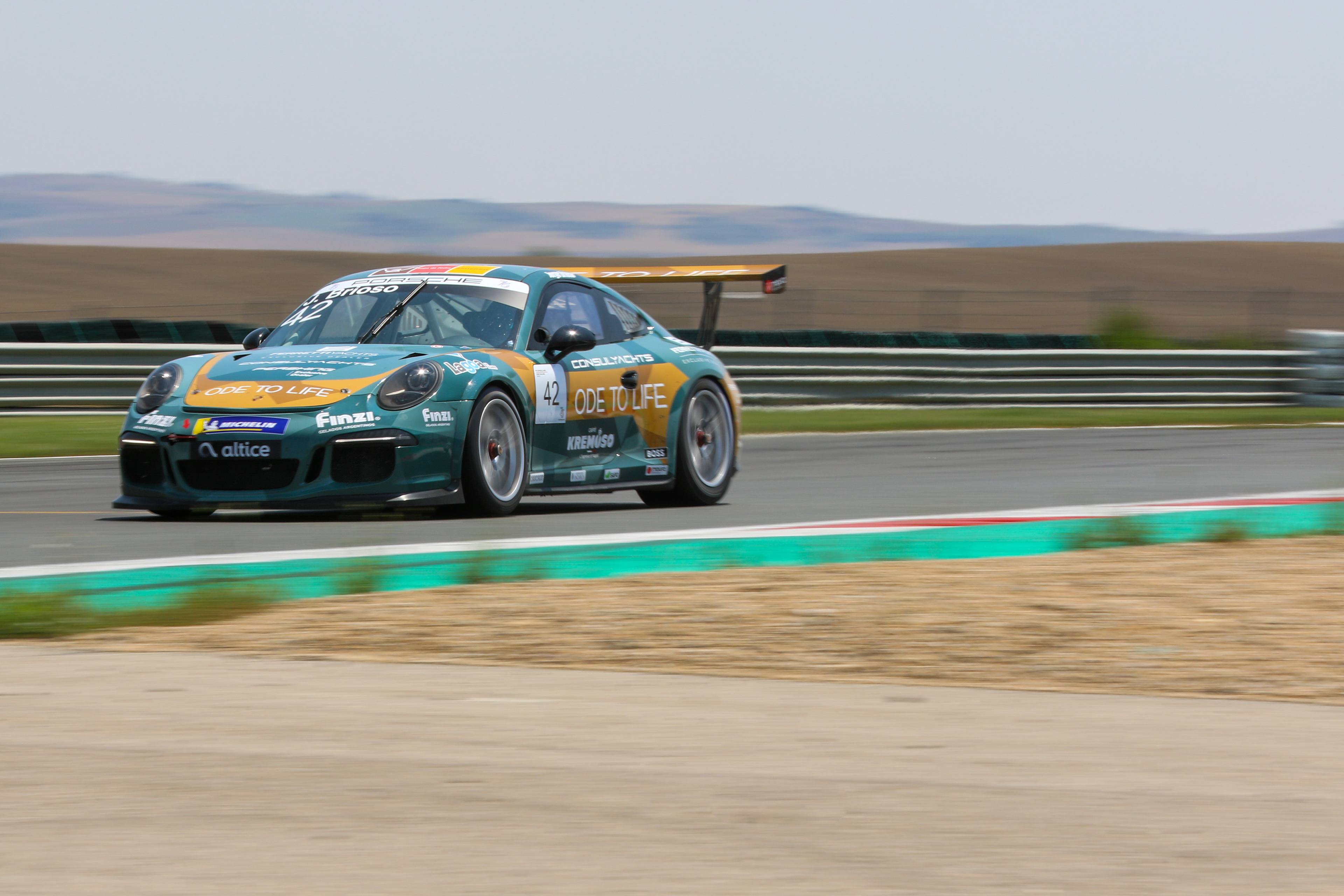 42 - Jorge Brioso (PRT) - Porsche 911 GT3 Cup - 991.1 -  Porsche Sprint Challenge Iberica - NAPA Racing Weekend 2023, July 24/25 2023, Navarra Spain - Photo Edu Almeida / Zoom Motorsport 