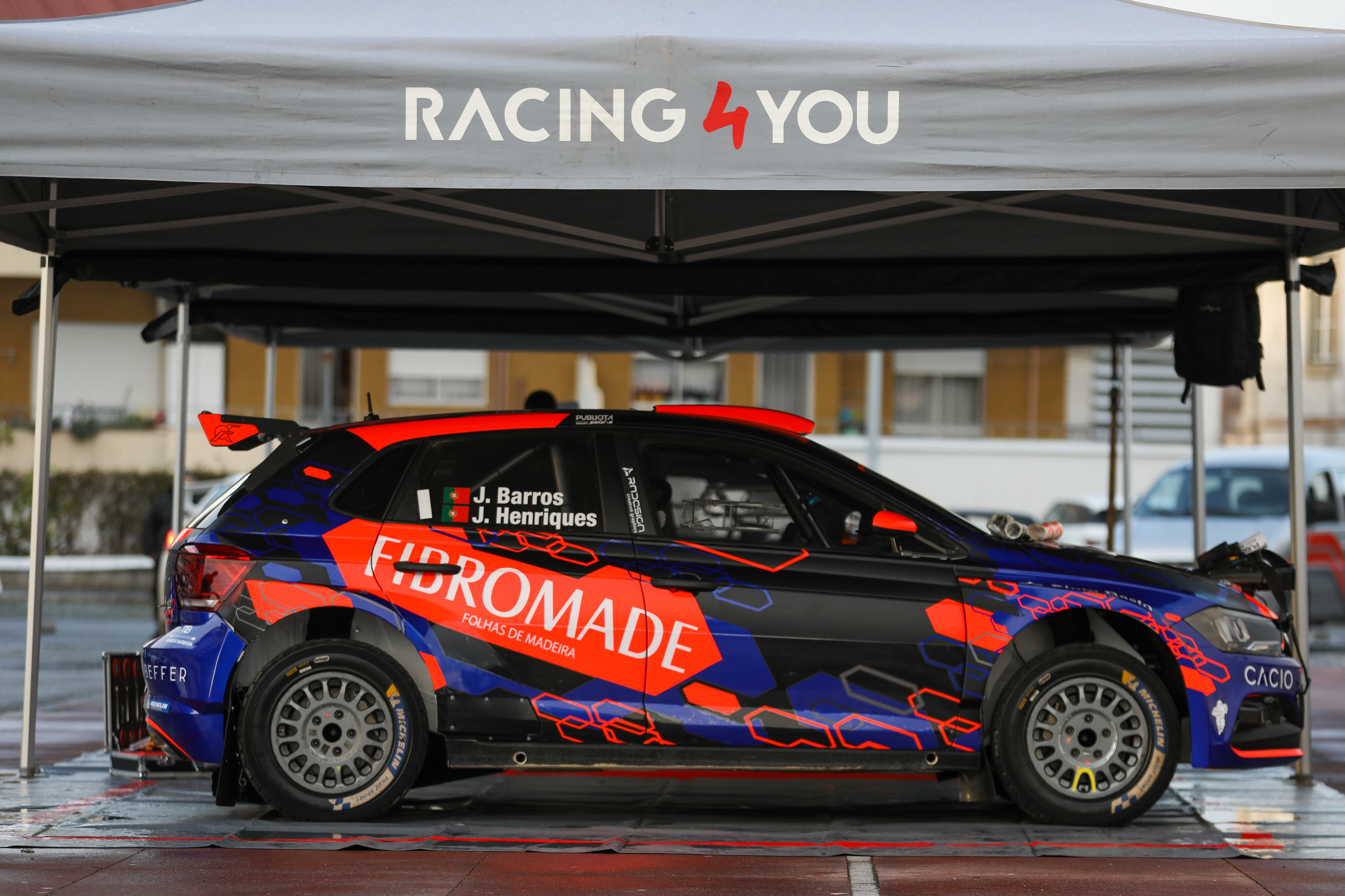 4 - João Barros (PRT) / Jorge Henriques (PRT) - Racing4you - Volkswagen Polo GTI R5 - Rally Serras de Fafe e Felgueiras 2024, February 23 2024, Fafe Portugal - Photo Edu Almeida / Zoom Motorsport