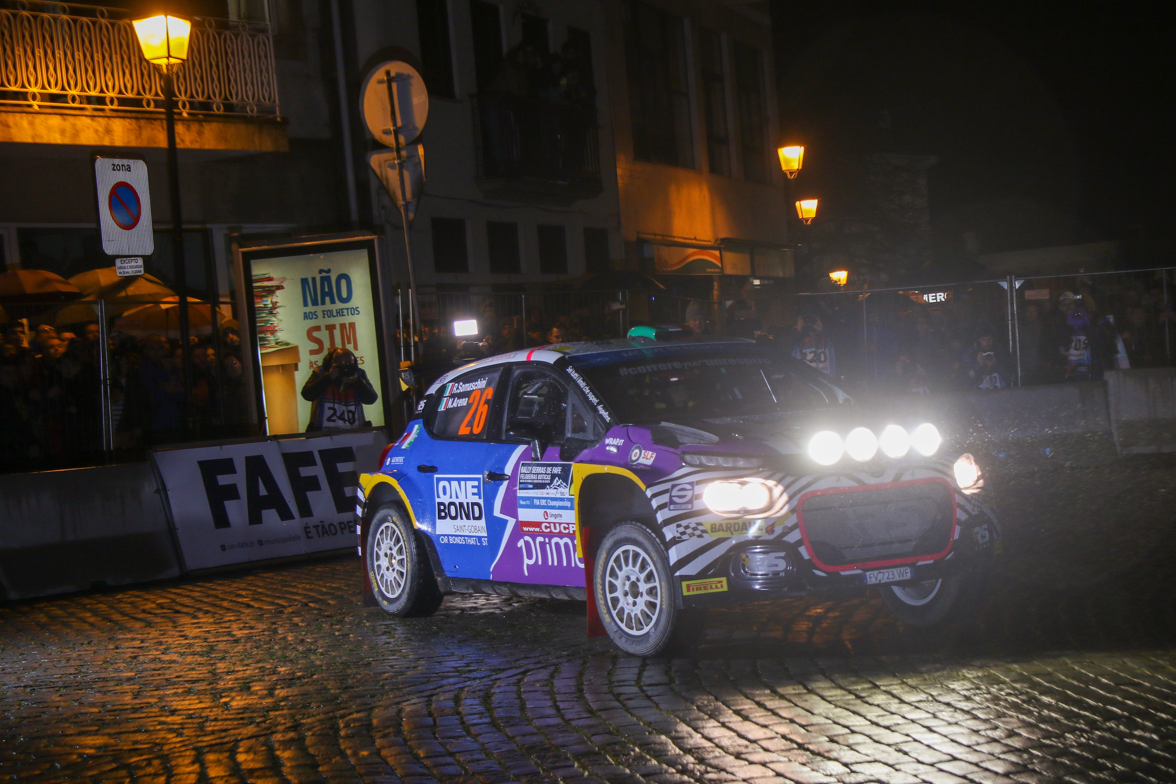 26 - Rachele Somaschini (ITA) / Nicola Arena (ITA) - Citroen C3 - ERC Portugal 2023, March 10 2023, Fafe Portugal - Photo Edu Almeida / Zoommotorsport 