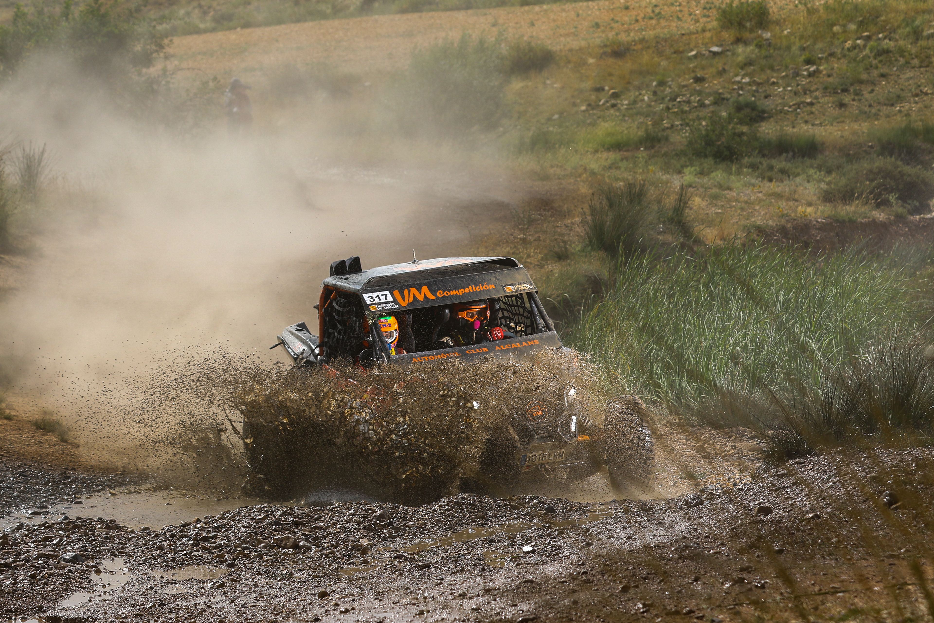 317 - Enrique Reyes Medina (ESP) / Fina Román Aguilera (ESP) - Gedeser XXI - Vm Competición Ordaz-R - Baja Aragon 2023, July 20 2023, Teruel Spain - Photo Edu Almeida / Photos Dakar