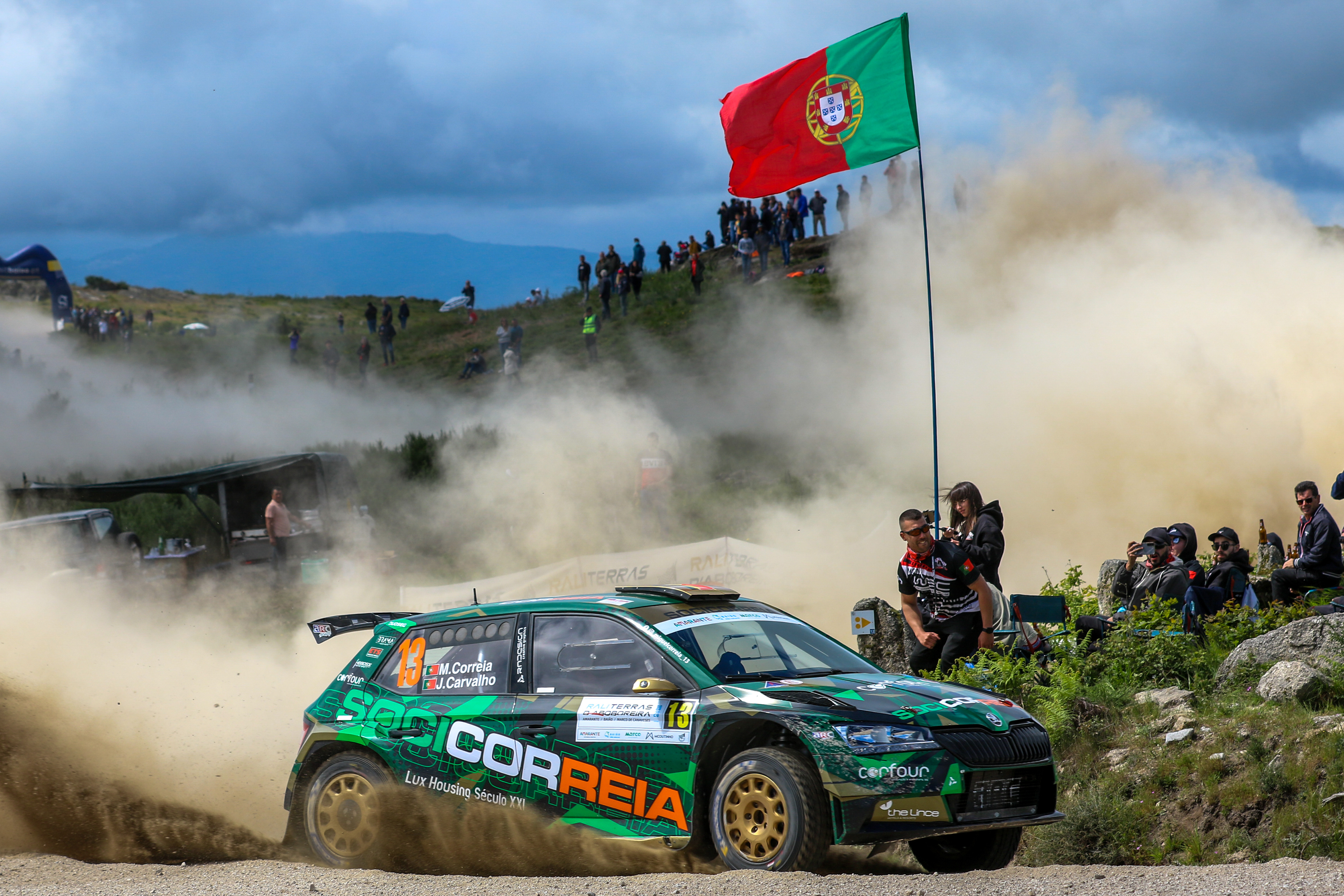 13 - Miguel Correia (PRT) / Jorge Carvalho (PRT) - ARC Sport - Skoda Fabia Rally2 Evo - Rali Terras D’Aboboreira 2023, April 28 2023, Amarante Portugal - Photo Edu Almeida / Zoom Motorsport 