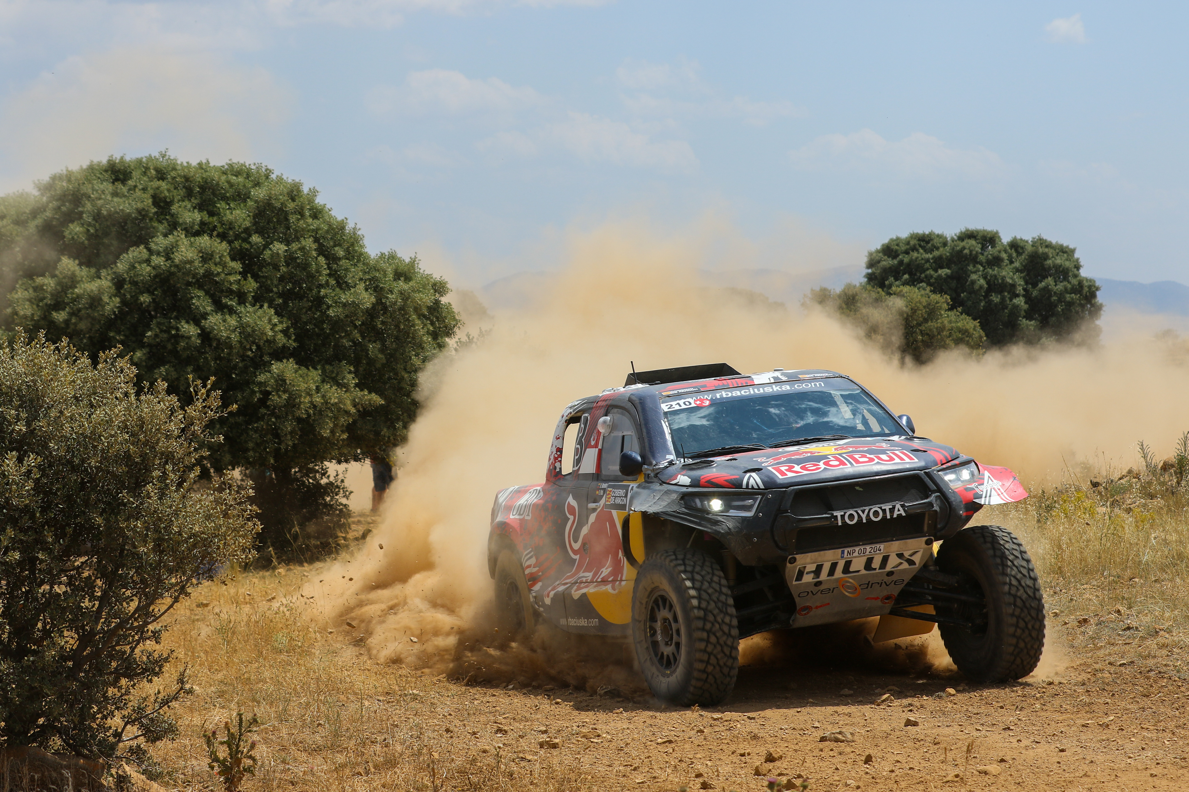 210 - Rokas Baciuska (LTU) / Oriol Vidal Montijano (ESP) - Overdrive Racing - Toyota Hilux Overdrive - Baja Aragon 2023, July 20 2023, Teruel Spain - Photo Edu Almeida / Photos Dakar 