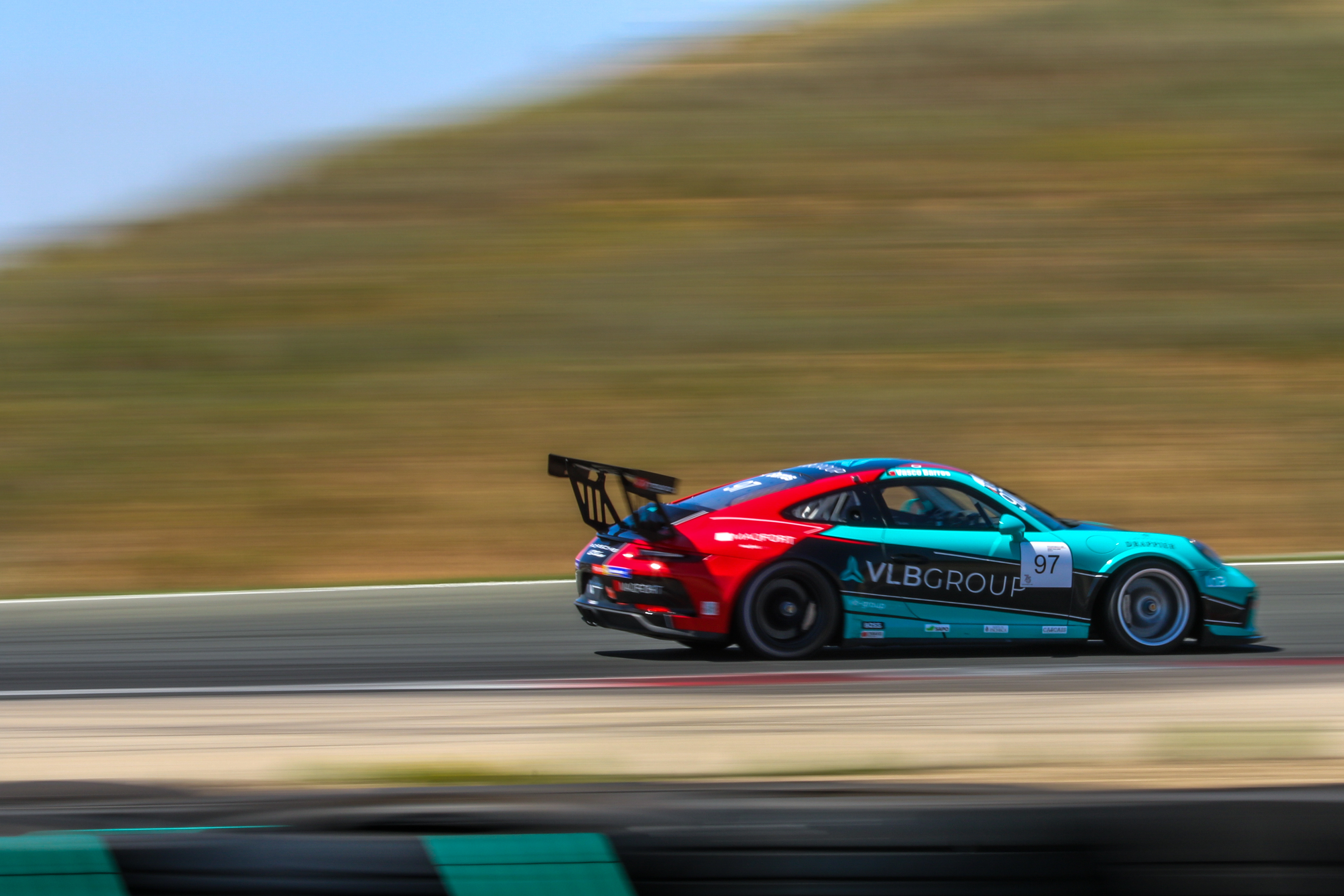 97 - Vasco Barros (PRT) - LOB Motorsport - Porsche 911 GT3 Cup - 991.2 - Porsche Sprint Challenge Iberica - NAPA Racing Weekend 2023, July 24/25 2023, Navarra Spain - Photo Edu Almeida / Zoom Motorsport