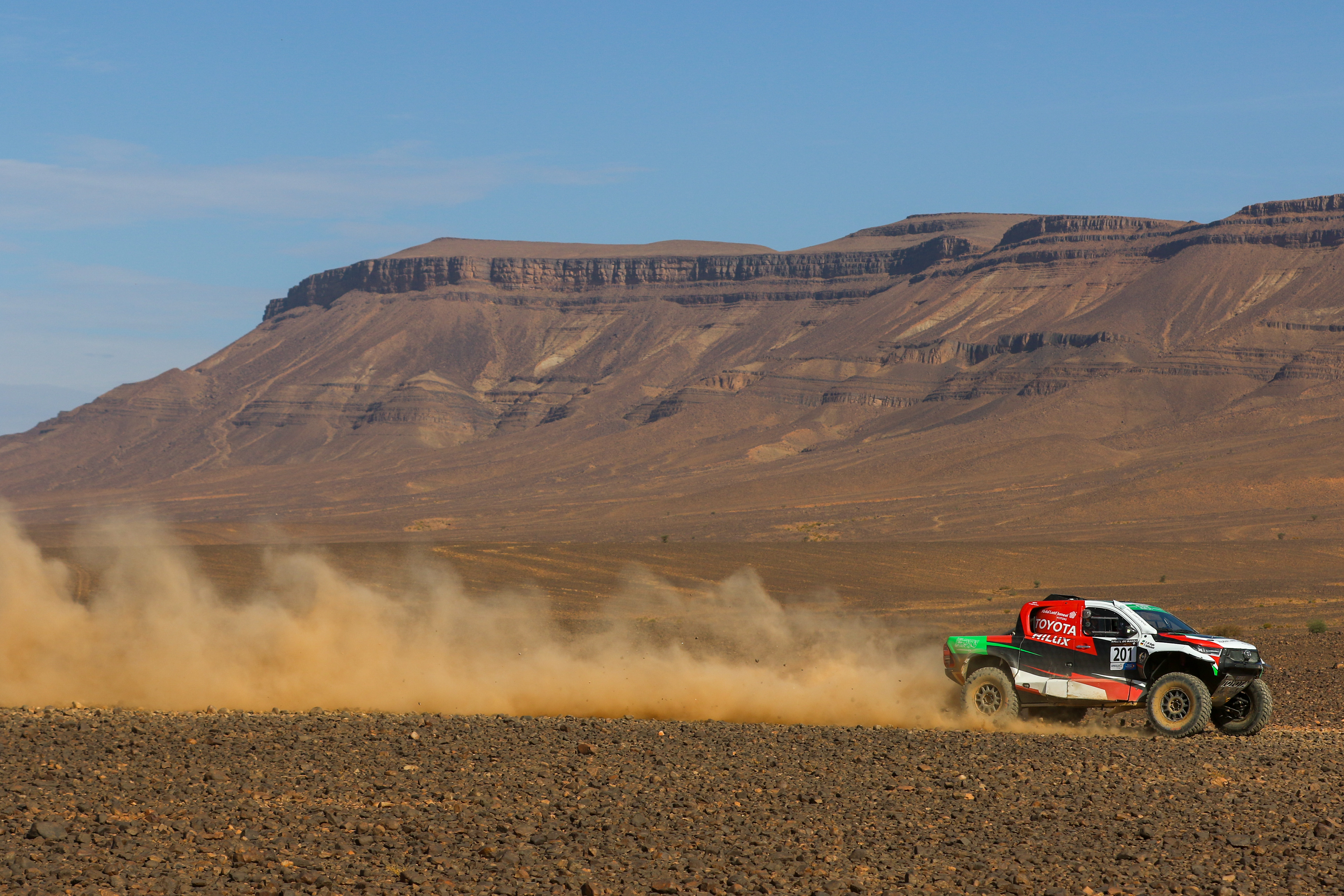 201 - Yazeed Al Rajhi (SAU) / Timo Gottschalk (DEU) - Overdrive Racing - Toyota Hilux Overdrive - Rallye du Maroc 2023, October 15 2023, Zagora Morocoo - Photo Edu Almeida / Photos Dakar