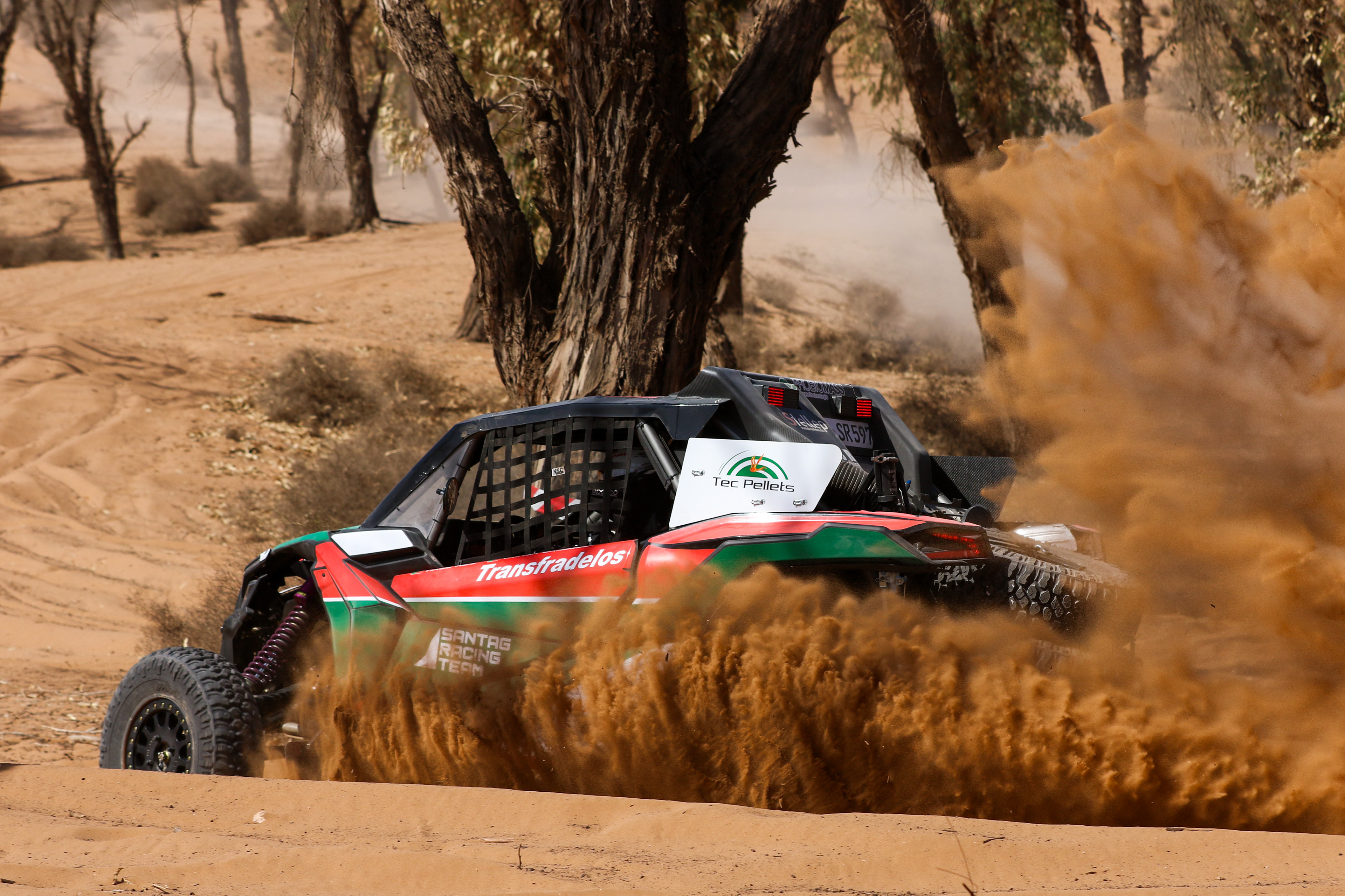323 - Tiago Reis (PRT) / Valter Cardoso (PRT) - Santag Racing - Can-Am Maverick X3 - Rallye du Maroc 2023, October 11 2023, Agadir Morocoo - Photo Edu Almeida / Photos Dakar