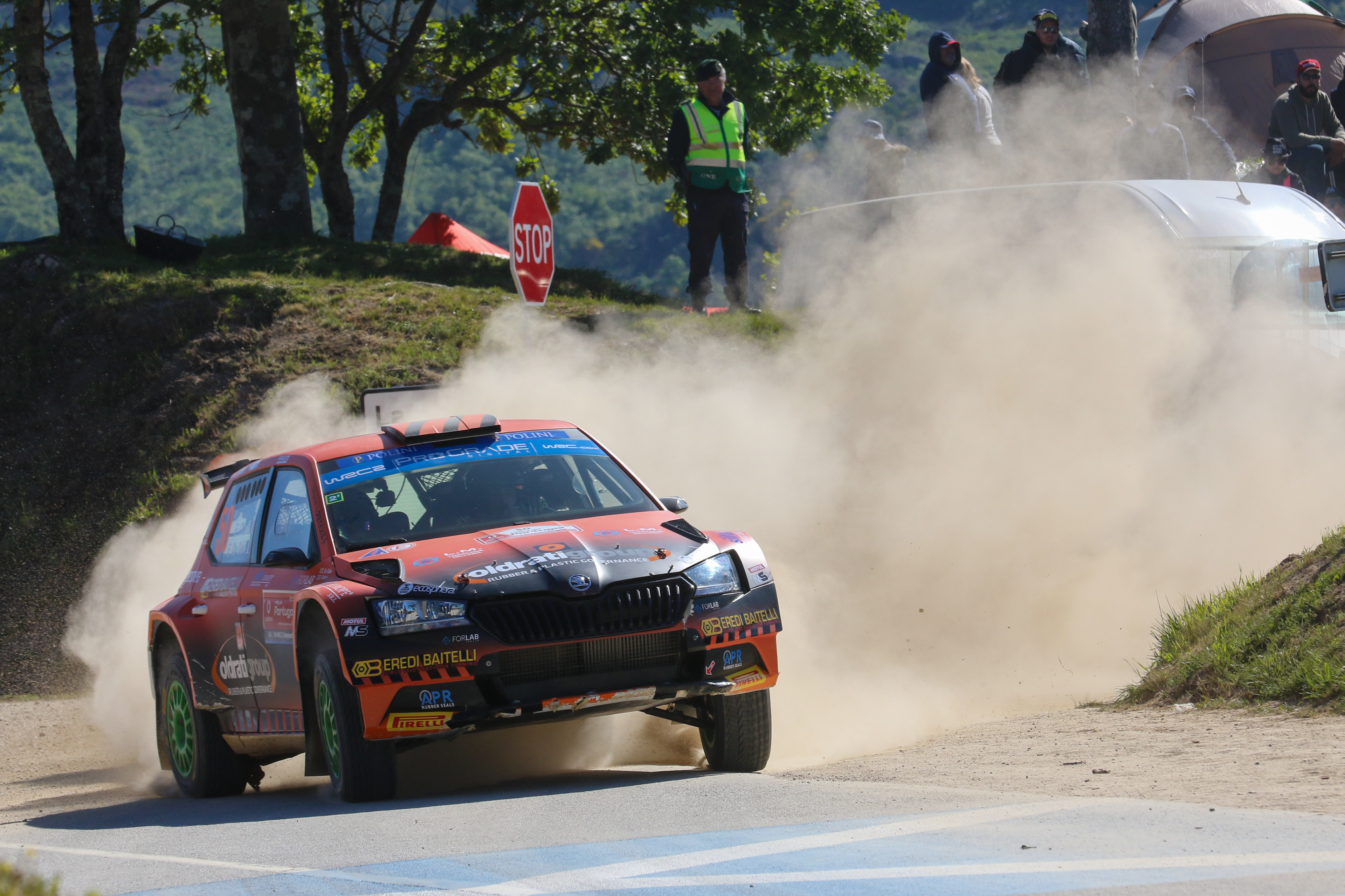 50 - Enrico Oldrati (ITA) / Elia De Guio (ITA) - Skoda Fabia Evo - WRC Portugal 2023, May 14 2023, Fafe Portugal - Photo Edu Almeida / Zoom Motorsport