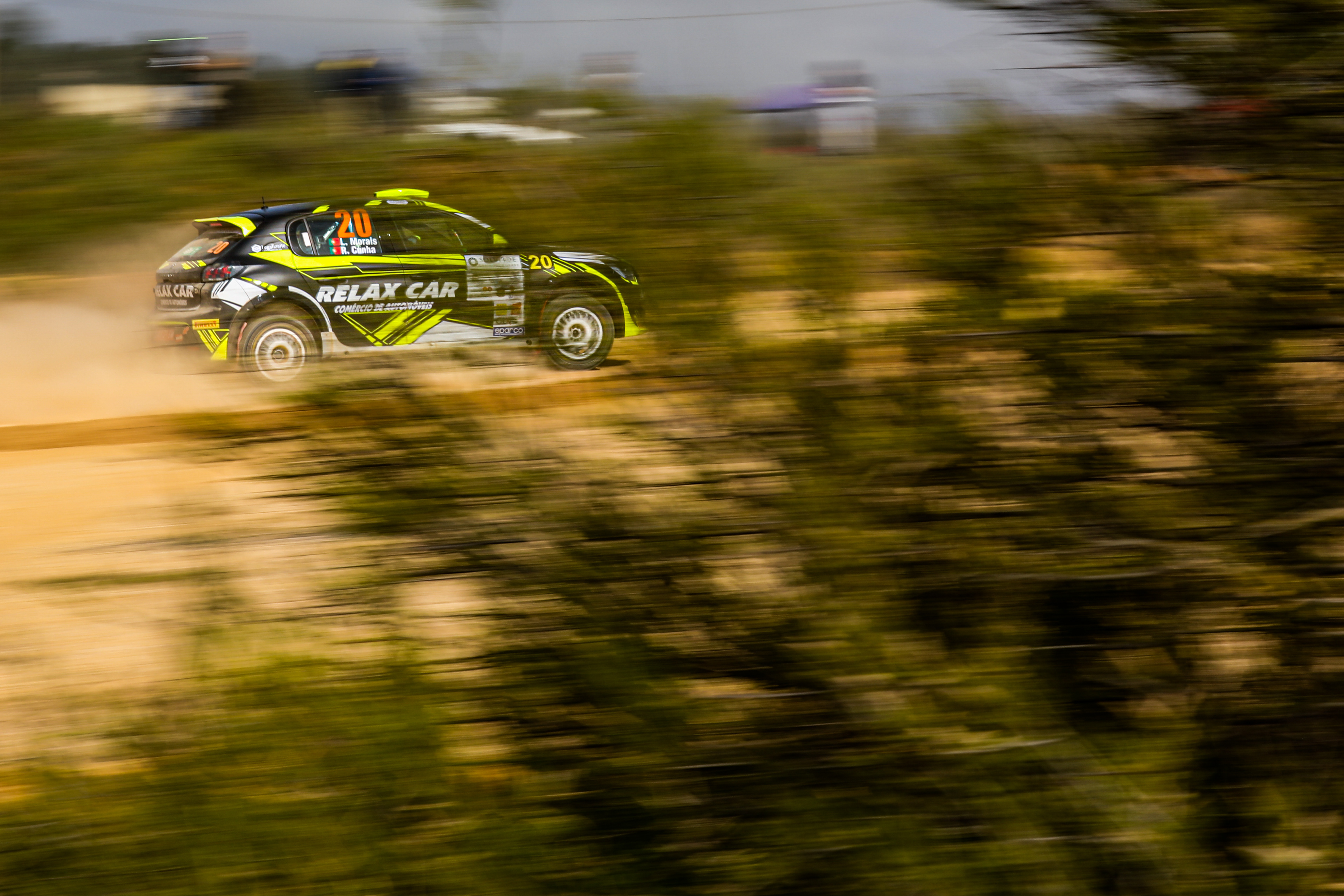 20 - Luís Morais (PRT) / Rafael Cunha (PRT) - Peugeot 208 Rally4 - Rallye Casinos do Algarve 2024, March 14, Algarve Portugal - Photo Edu Almeida / Zoom Motorsport
