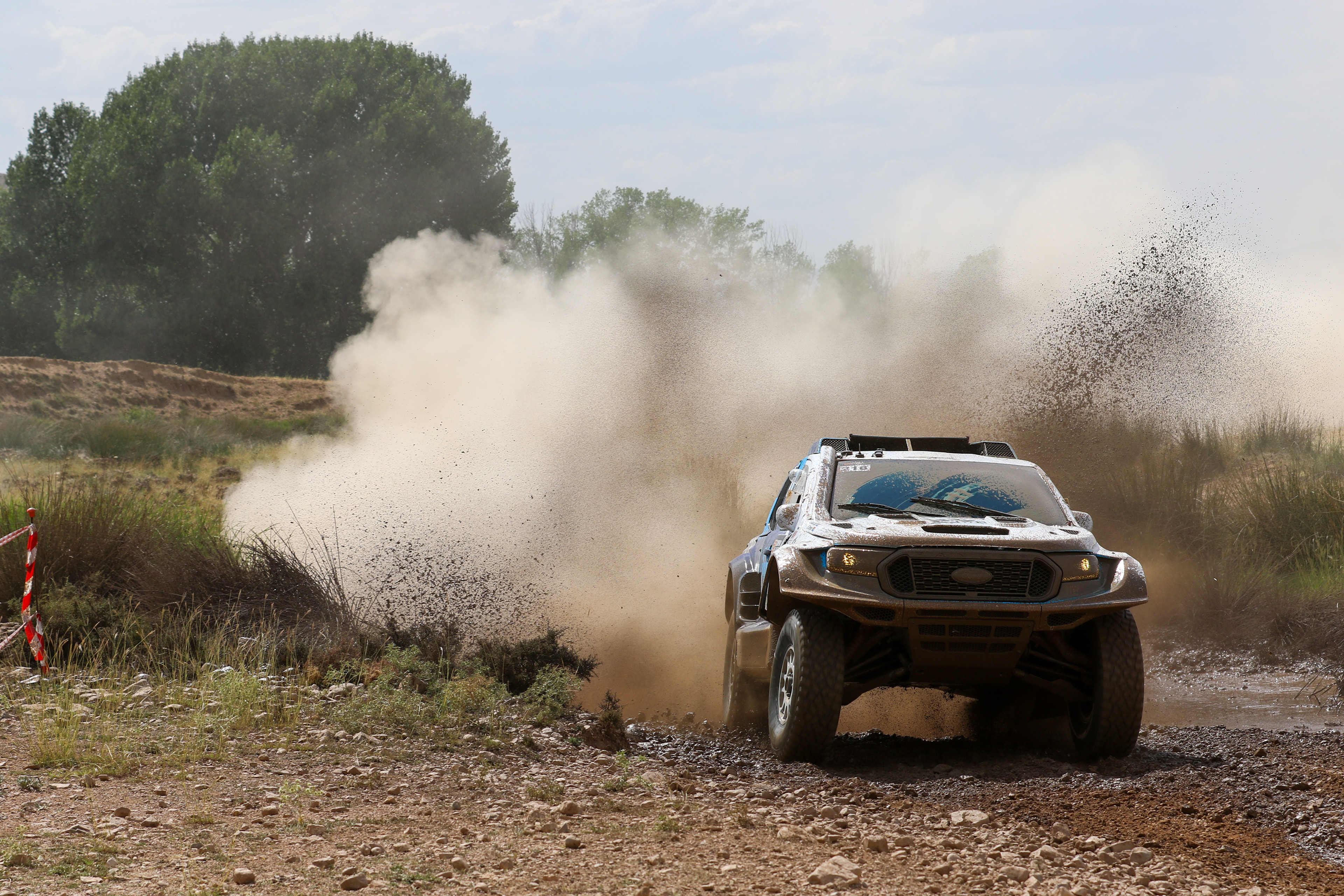 218 - Gareth Woolridge (ZAF) / Boyd Dreyer (ZAF) - M-Sport Ford World Rally Team - Ford Ranger T1+ - Baja Aragon 2023, July 20 2023, Teruel Spain - Photo Edu Almeida / Photos Dakar