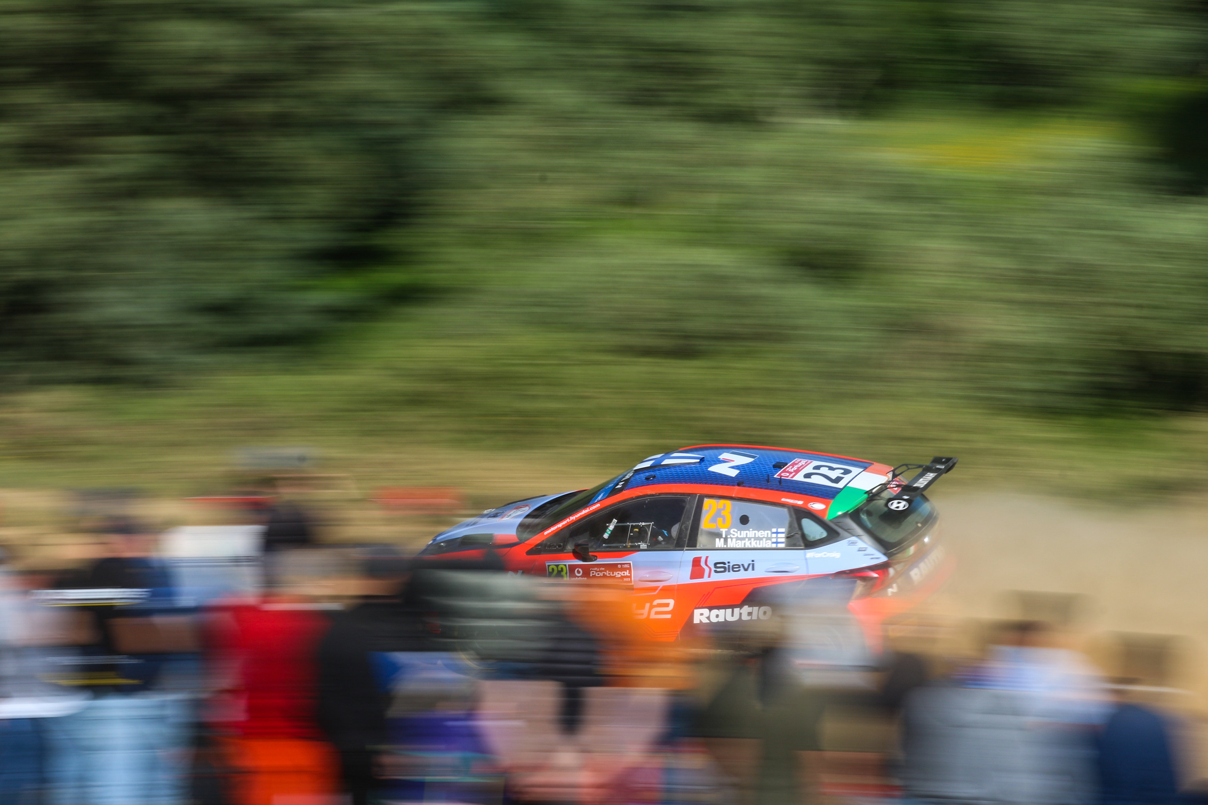 23 - Teemu Suninen (FIN) / Mikko Markkula (FIN) - Hyundai Motorsport N - Hyundai i20N - WRC Portugal 2023, May 11 2023, Lousã Portugal - Photo Edu Almeida / Zoom Motorsport 