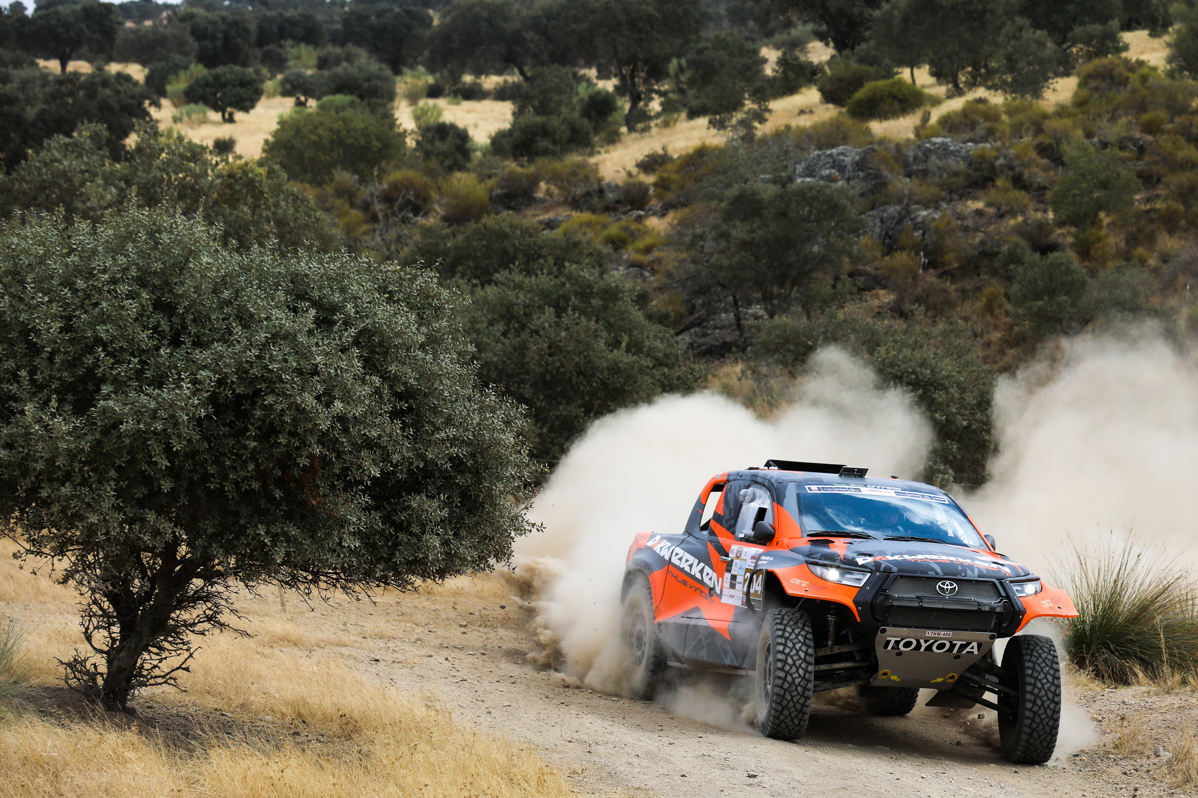 204 - Vincent Thijs (BEL) / Tom de Leeuw (BEL) - Toyota Hilux - Baja TT Sharish 2024, September 19, Reguengos de Monsaraz, Portugal - Photo Edu Almeida / AIFA 