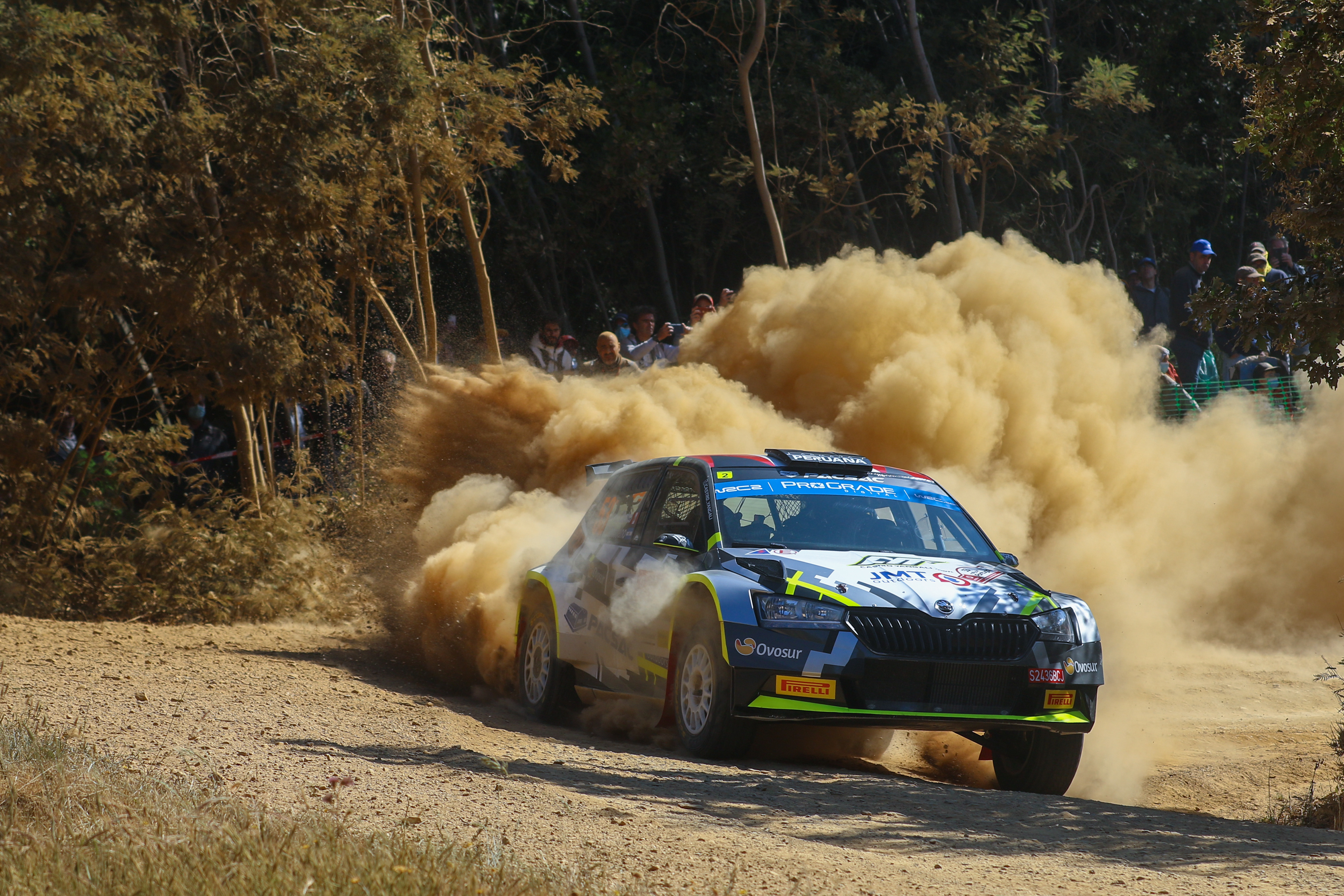 53 - Eduardo Castro (PER) / Fernando Mussano (ARG) - Skoda Fabia Evo - WRC Portugal 2023, May 11 2023, Lousã Portugal - Photo Edu Almeida / Zoom Motorsport 