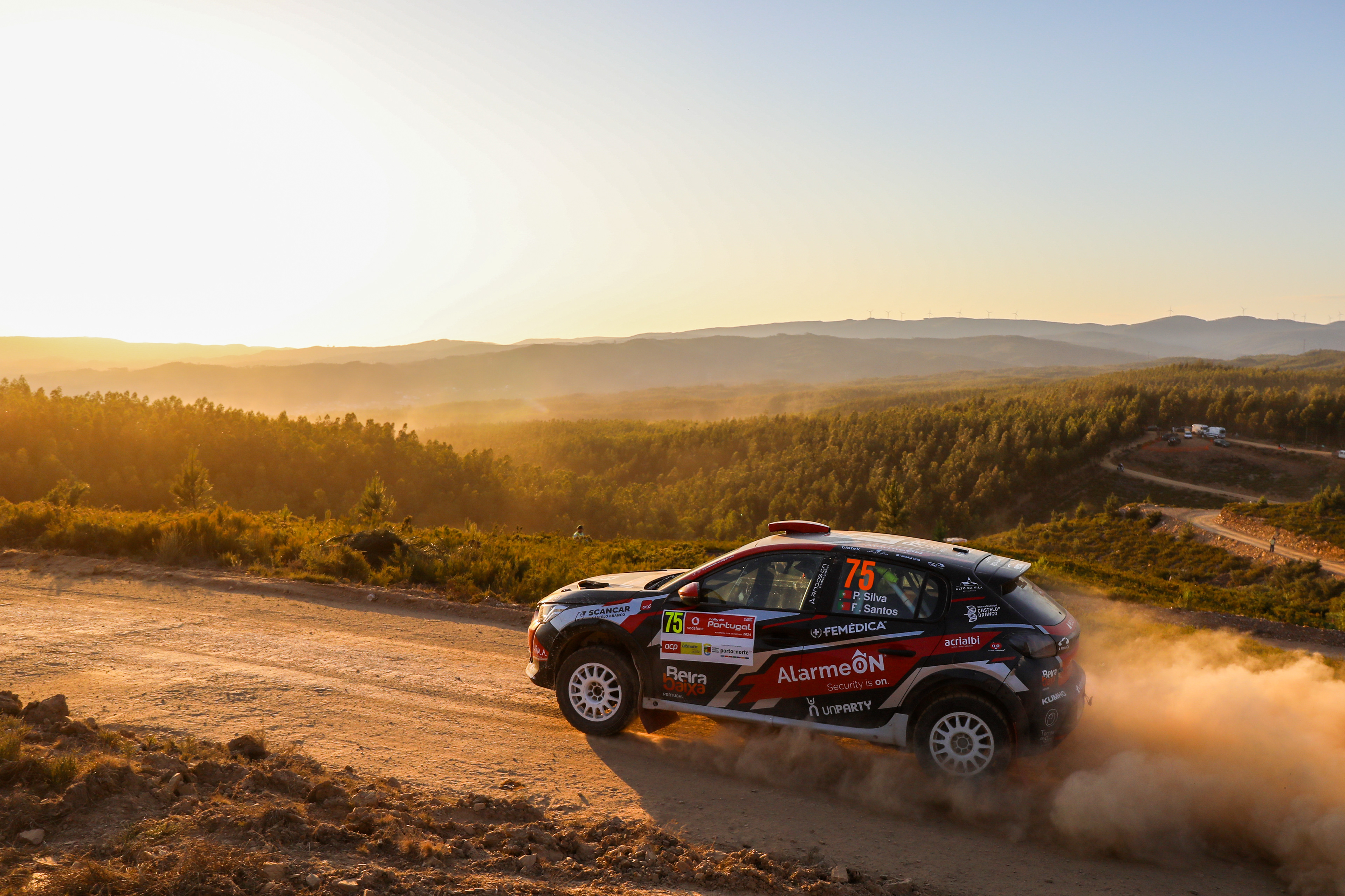 75 - Pedro Silva (PRT) / Fábio Santos (PRT) - Peugeot 208 Rally4 - WRC Portugal 2024, May 12, Mortagua Portugal - Photo Edu Almeida / Zoom Motorsport