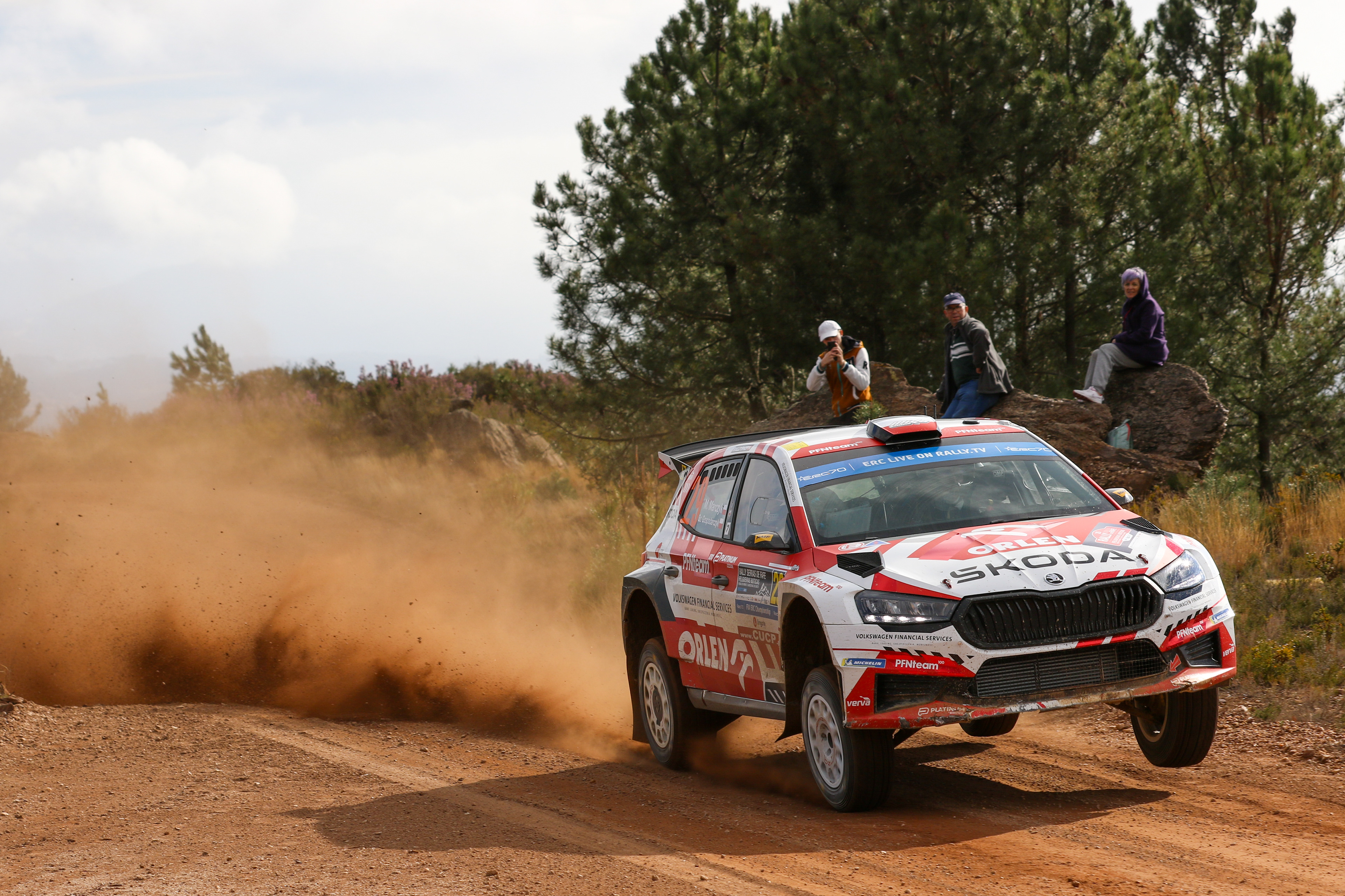 29 - Miko Marczyk (POL) / Szymon Gospodarczyk (POL) - Fabia RS Rally2 - ERC Portugal 2023, March 10 2023, Fafe Portugal - Photo Edu Almeida / Zoommotorsport 