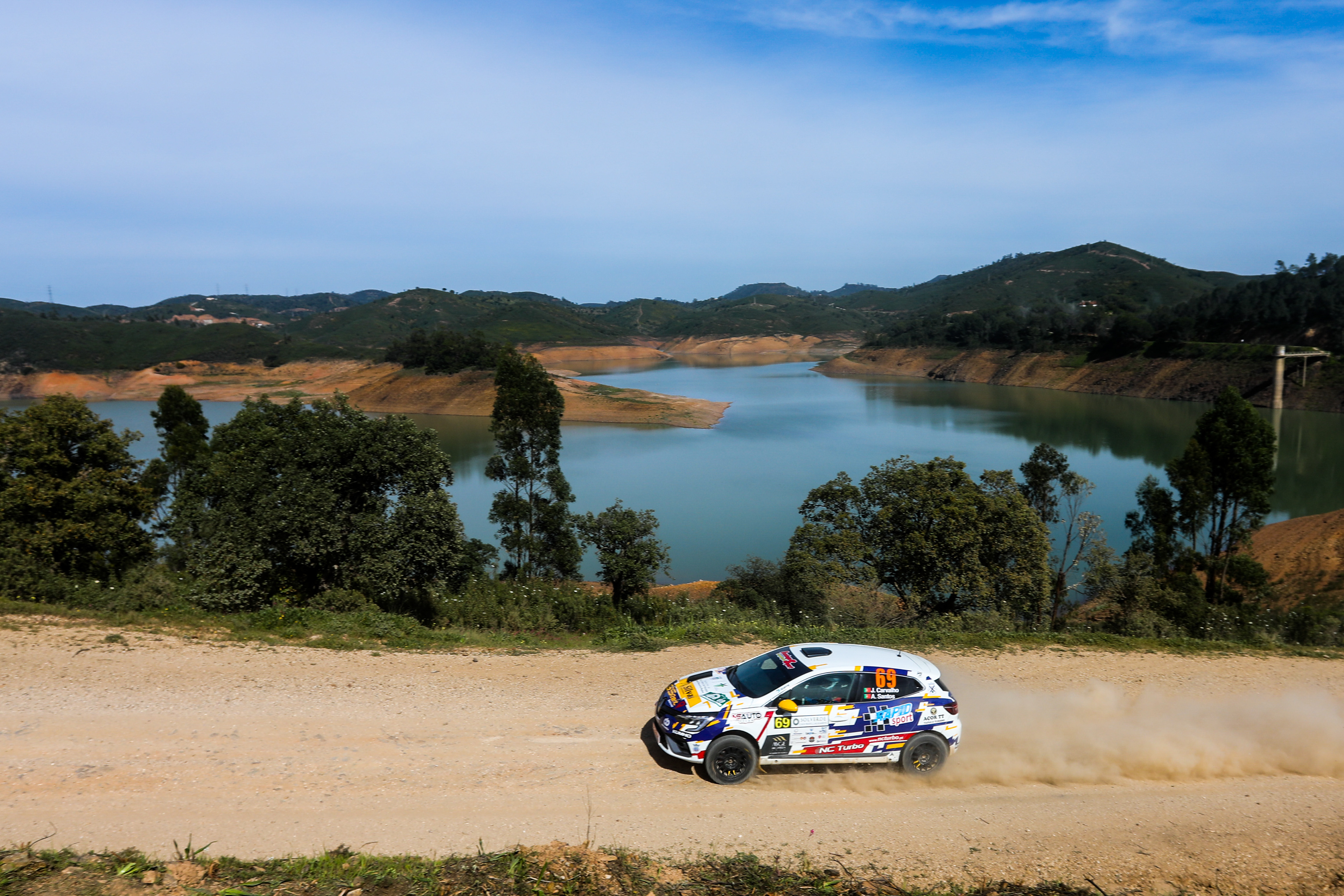 69 - Jorge Carvalho (PRT) / António Santos (PRT) - Renault Clio Rally4 - Rallye Casinos do Algarve 2024, March 14, Algarve Portugal - Photo Edu Almeida / Zoom Motorsport