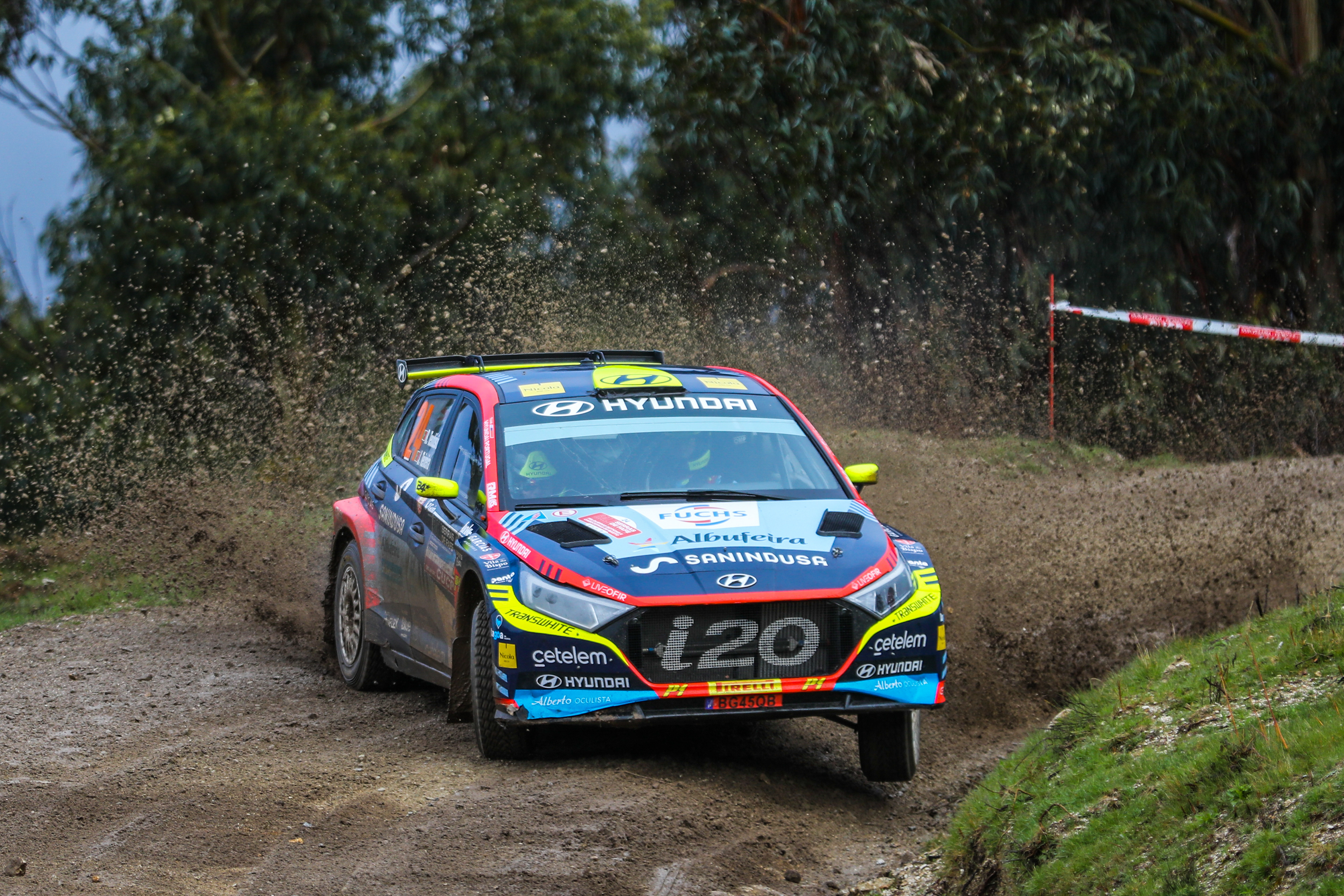 24 - Ricardo Teodósio (PRT) / José Teixeira (PRT) - Sports & You - Hyundai i20 Rally2 - Rally Serras de Fafe e Felgueiras 2024, February 23 2024, Fafe Portugal - Photo Edu Almeida / Zoom Motorsport