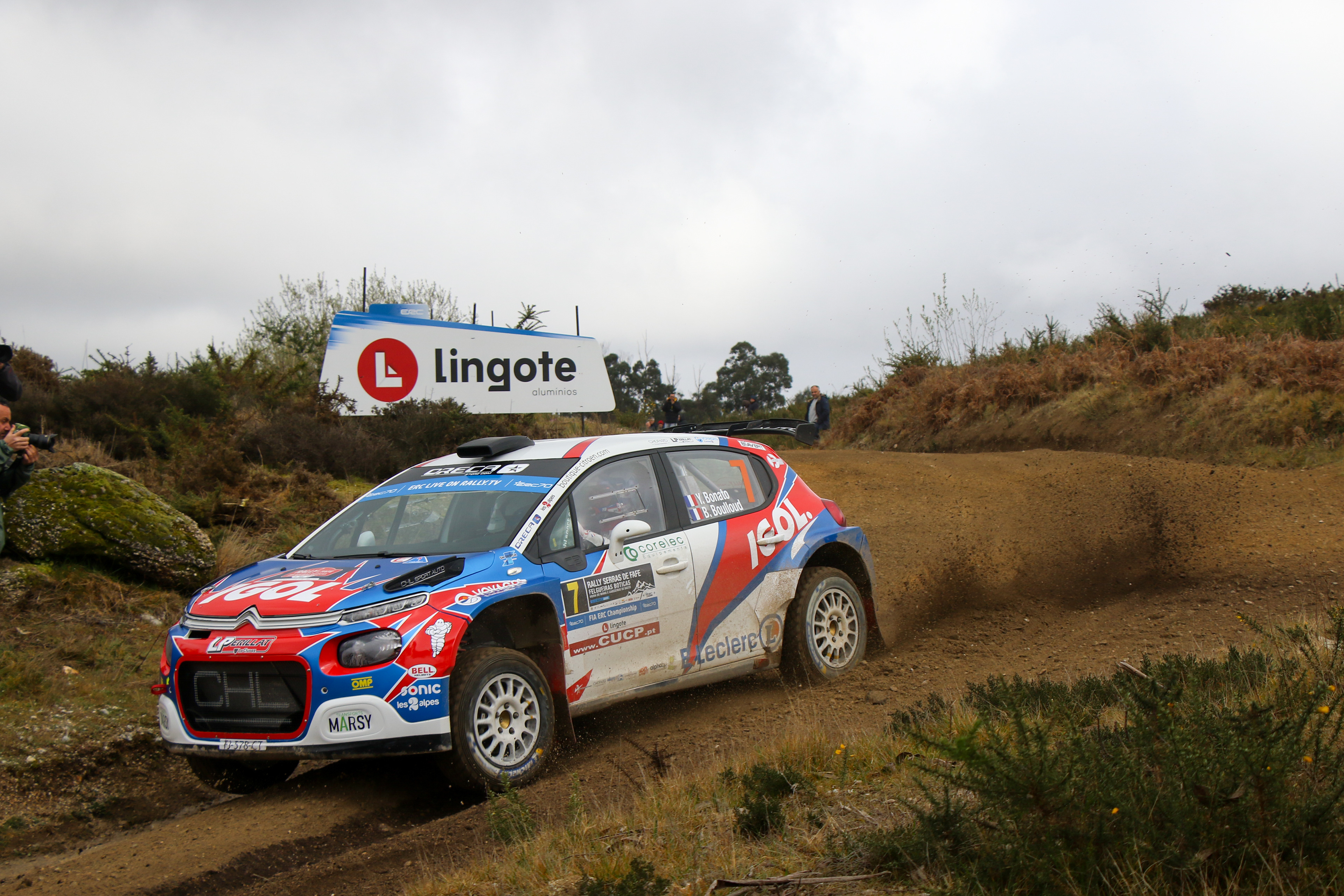 7 - Yoann Bonato (FRA) / Benjamin Boulloud (FRA) - Citroen C3 - ERC Portugal 2023, March 10 2023, Fafe Portugal - Photo Edu Almeida / Zoommotorsport 