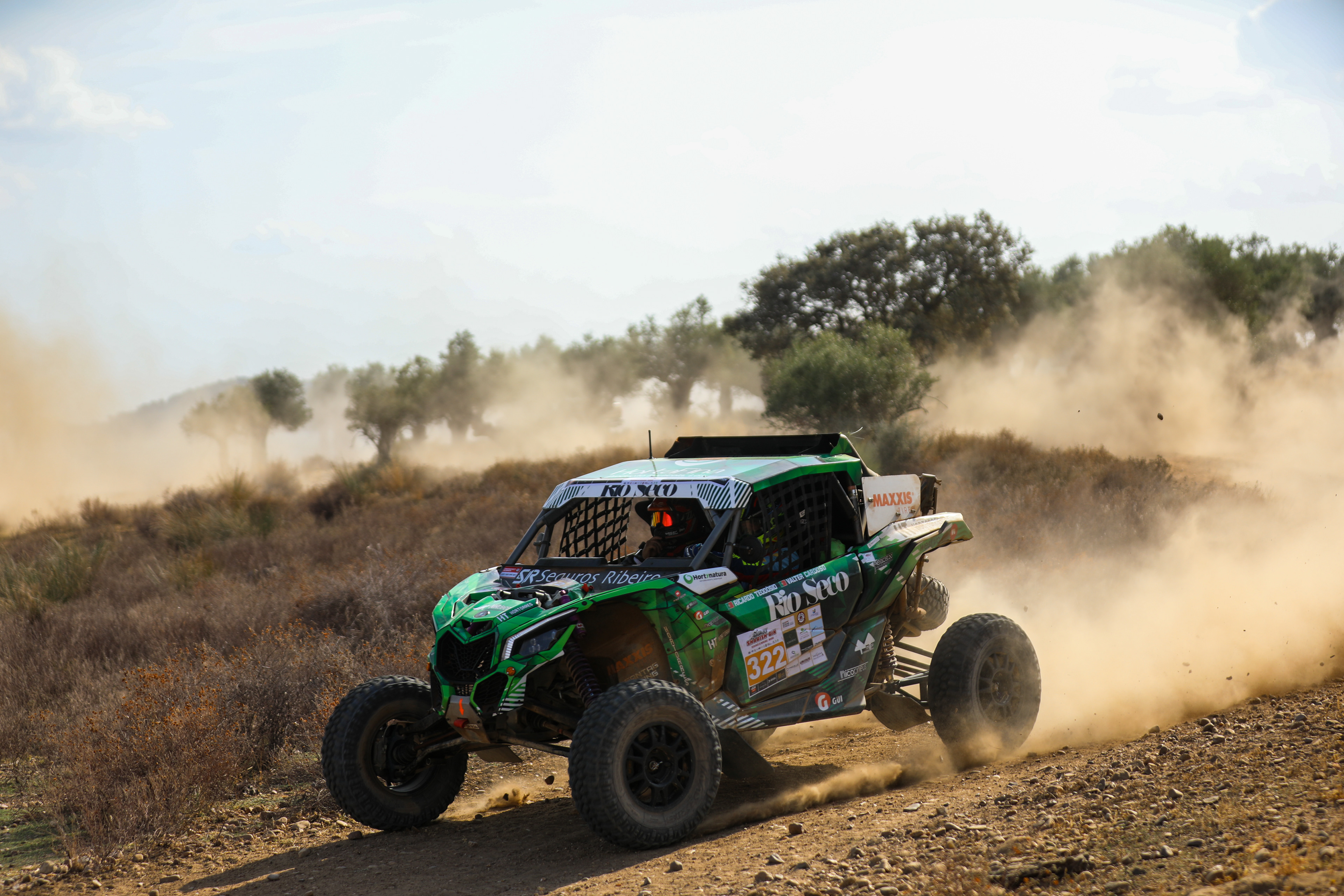 322 - Ricardo Teodósio (PRT) / Valter CARDOSO (PRT) - Rio Seco - BRP-CAN AM MAVERICK X3 - Baja TT Sharish 2024, September 19, Reguengos de Monsaraz, Portugal - Photo Edu Almeida / AIFA 