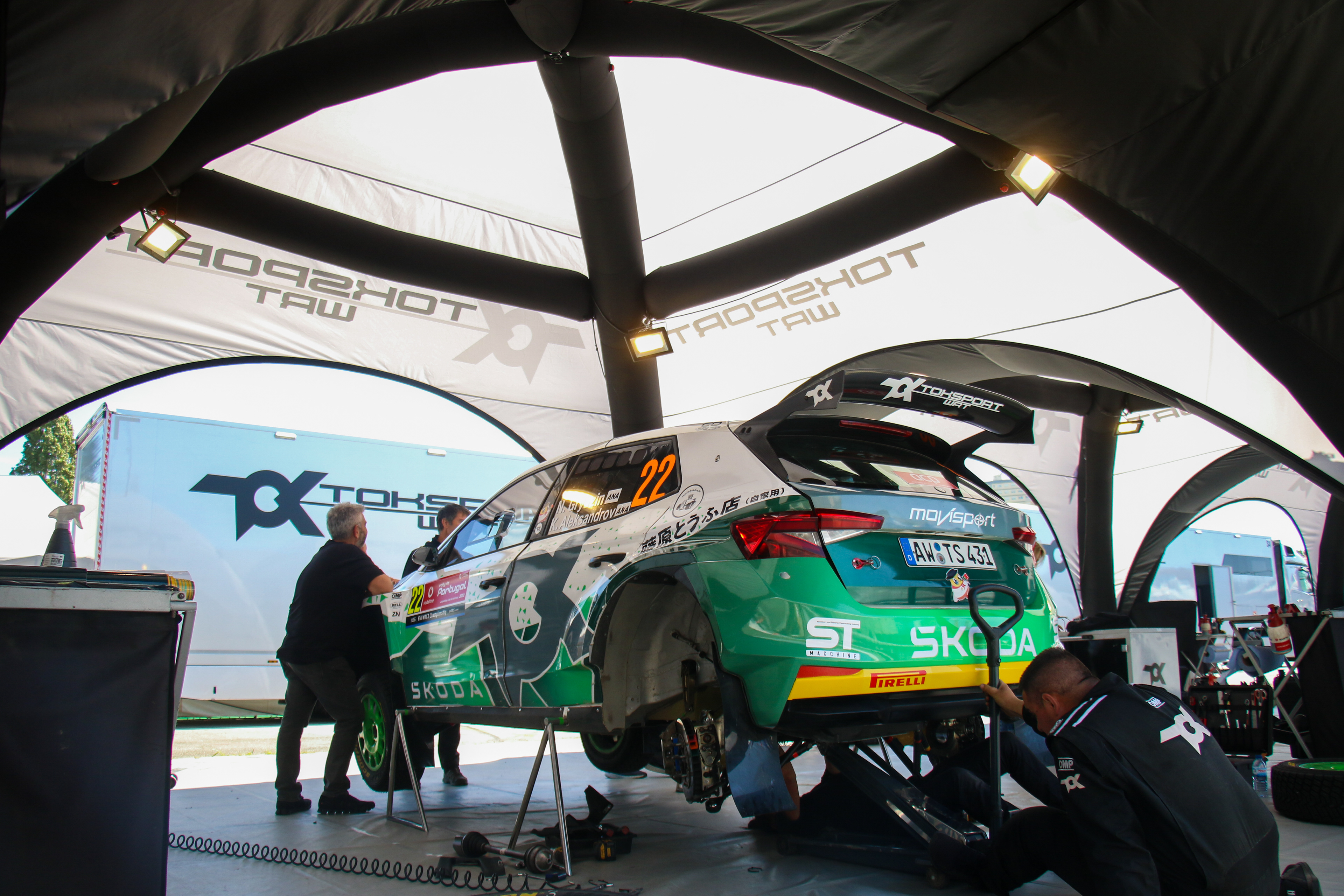 22 - Nikolay Gryazin (ANA) / Konstantin Aleksandrov (ANA) - Toksport WRT - 	Skoda Fabia RS - WRC Portugal 2023, May 11 2023, Porto Portugal - Photo Edu Almeida / Zoom Motorsport 