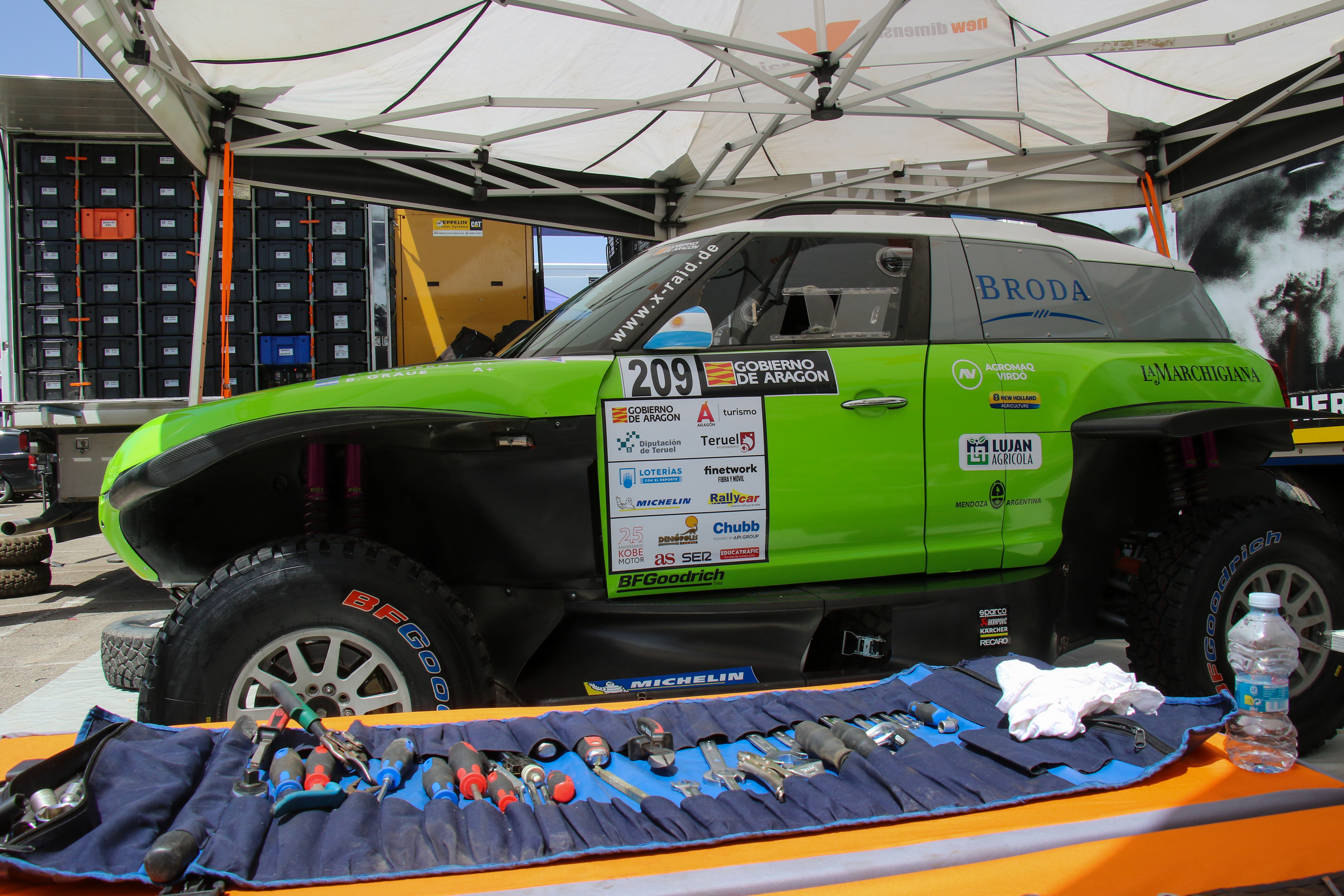 209 - Sebastian Halpern (ARG) / Bernardo Graue (ARG) - X-Raid Mini JCW Team - Mini John Cooper Works Rally Plus - Baja Aragon 2023, July 20 2023, Teruel Spain - Photo Edu Almeida / Photos Dakar