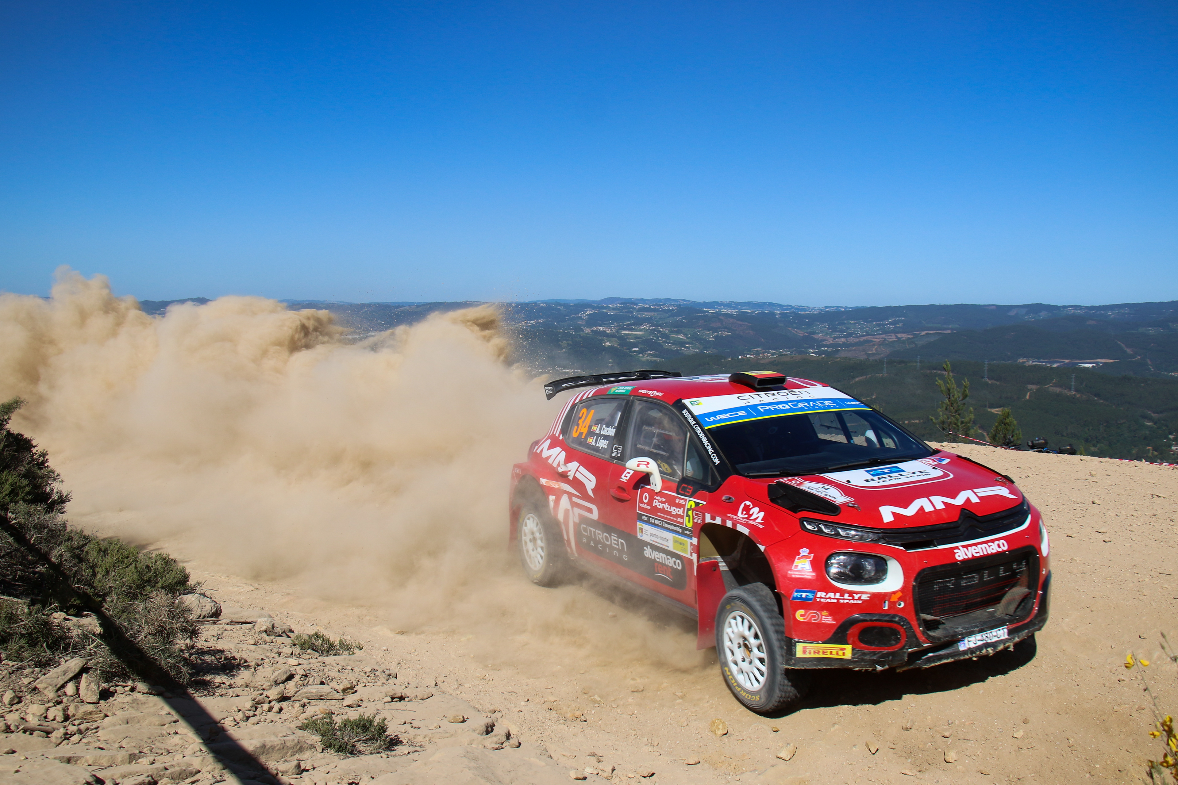 34 - Alejandro Cachón (ESP) / Alejandro Lopez (ESP) - Citroen C3 - WRC Portugal 2023, May 11 2023, Lousã Portugal - Photo Edu Almeida / Zoom Motorsport 